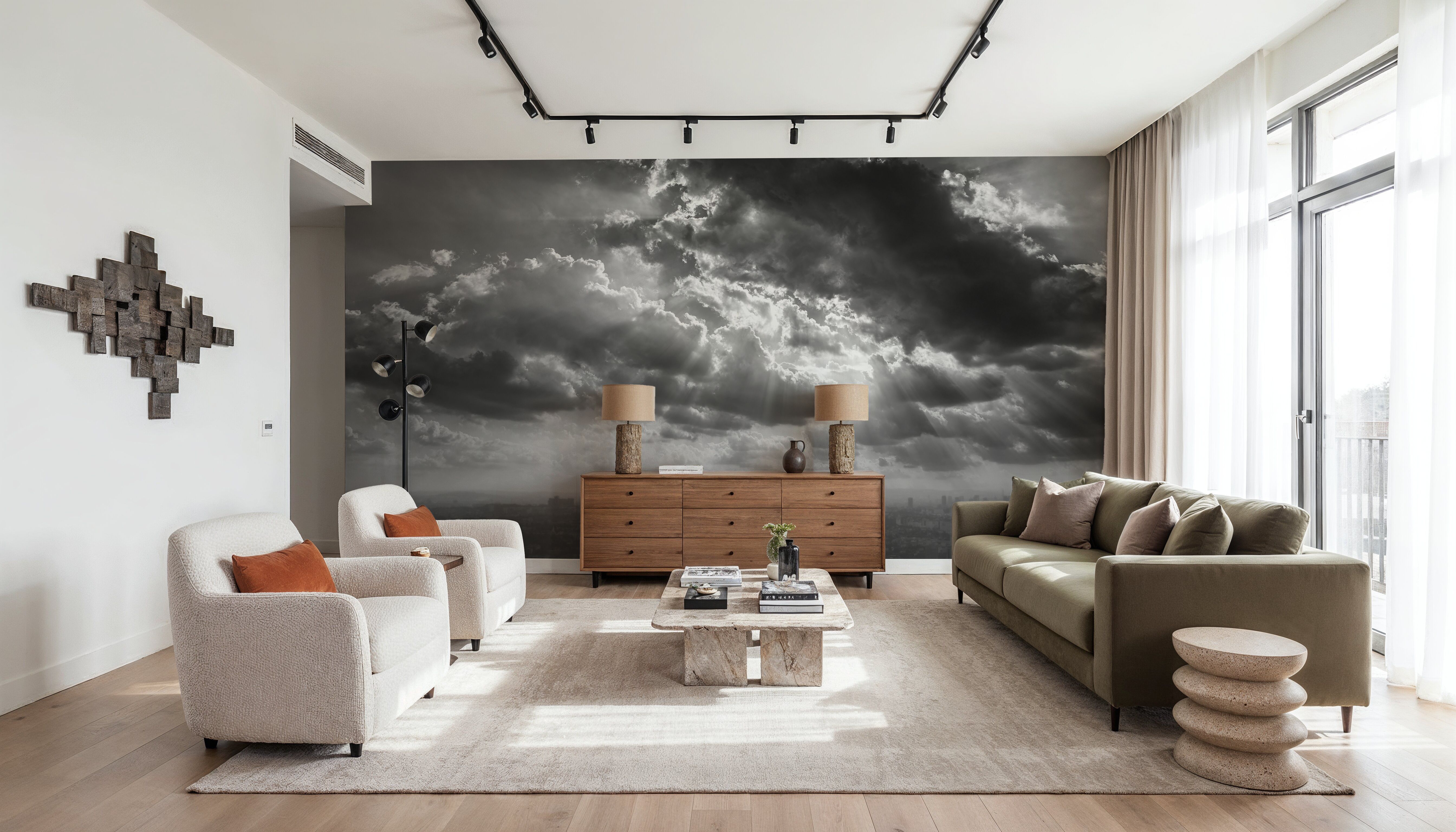 Paris, Foggy Day, Wallpaper