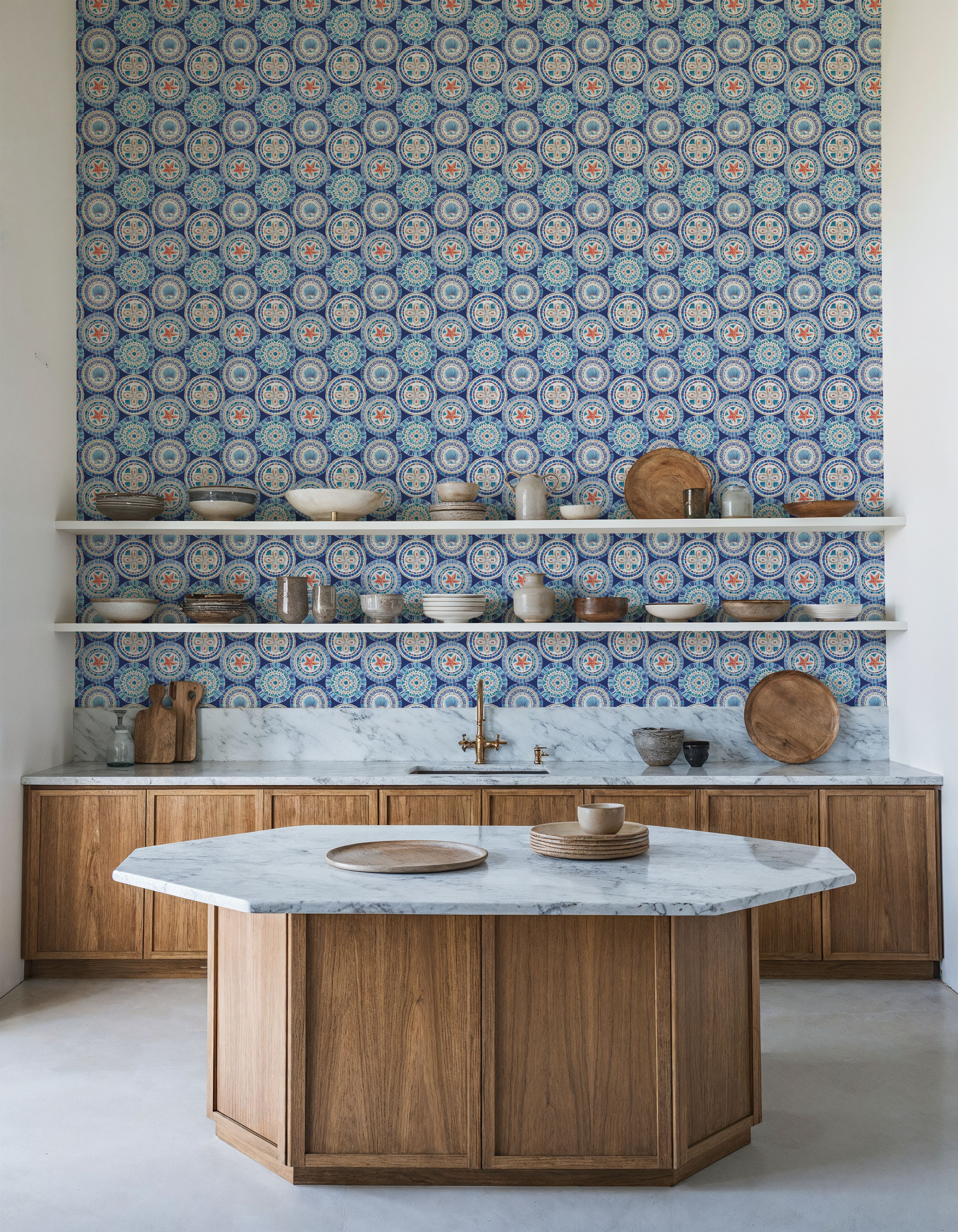 Maritime Plates Blue