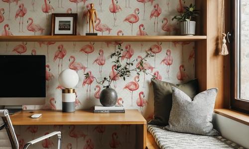 Flamingo Goals White