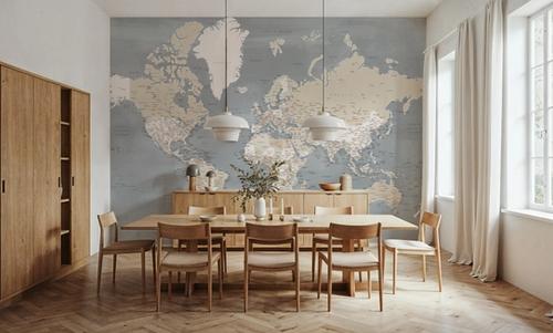 World Map Cities - Landers