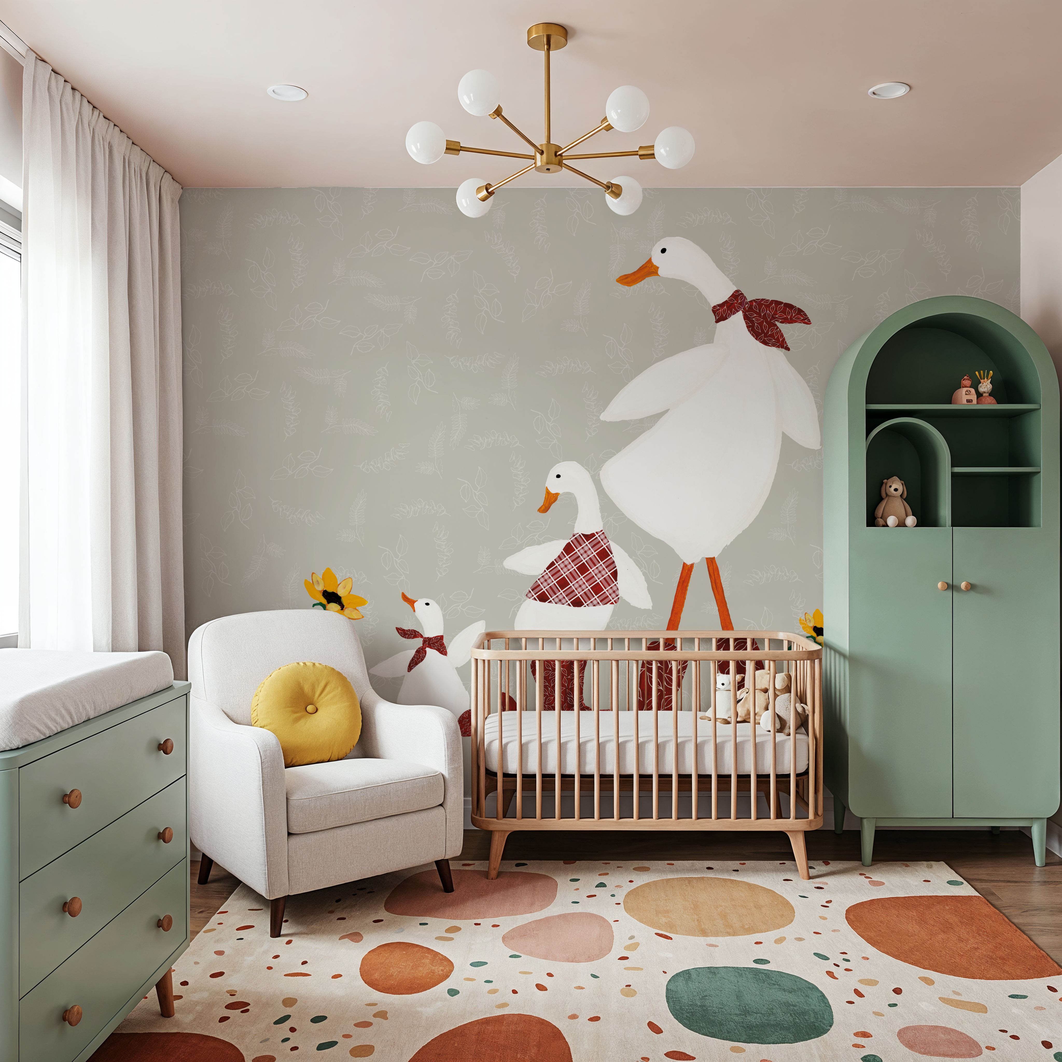 Ducks in the Pumpkin Patch IX