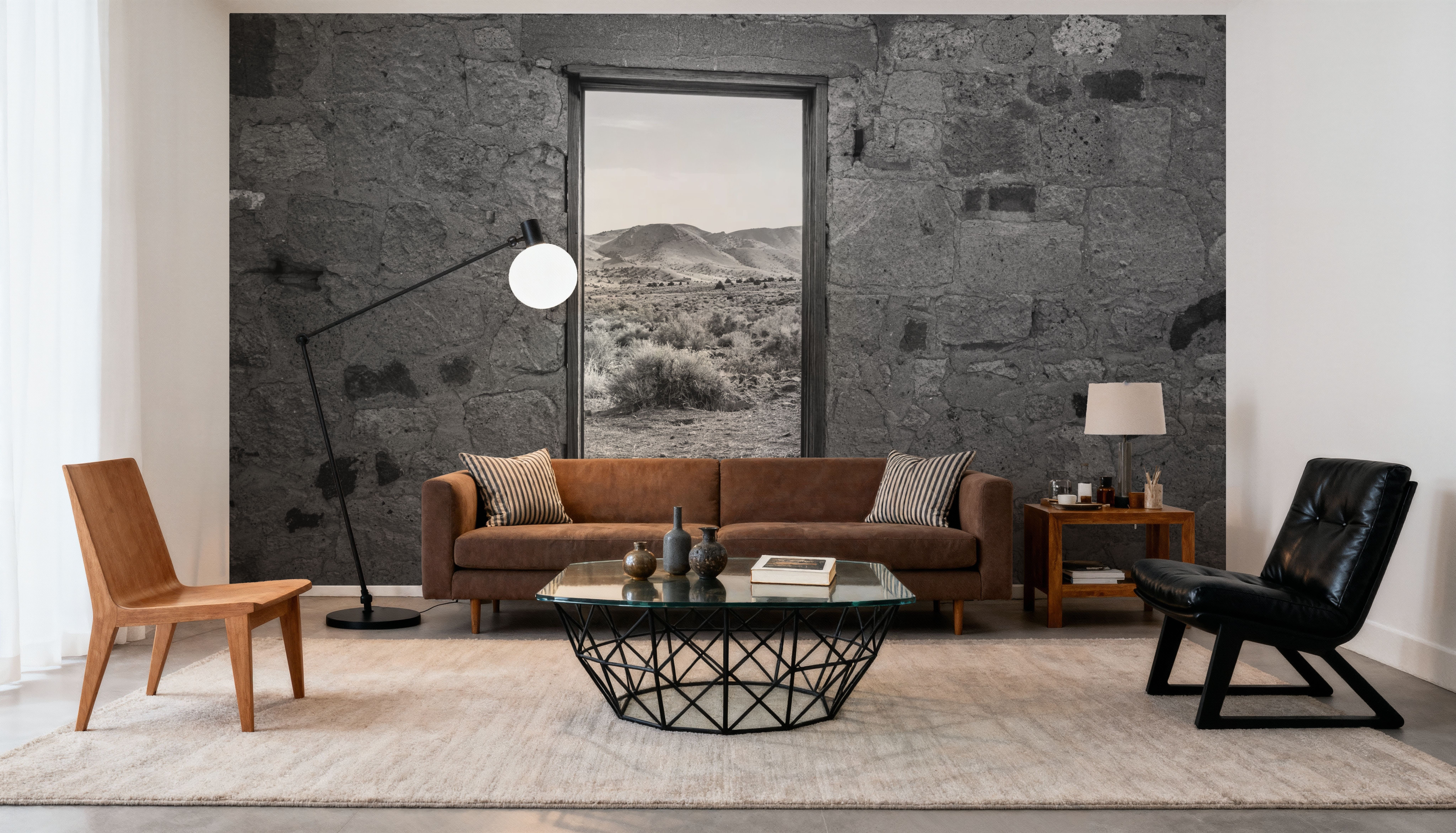 What They Used to See, Wallpaper