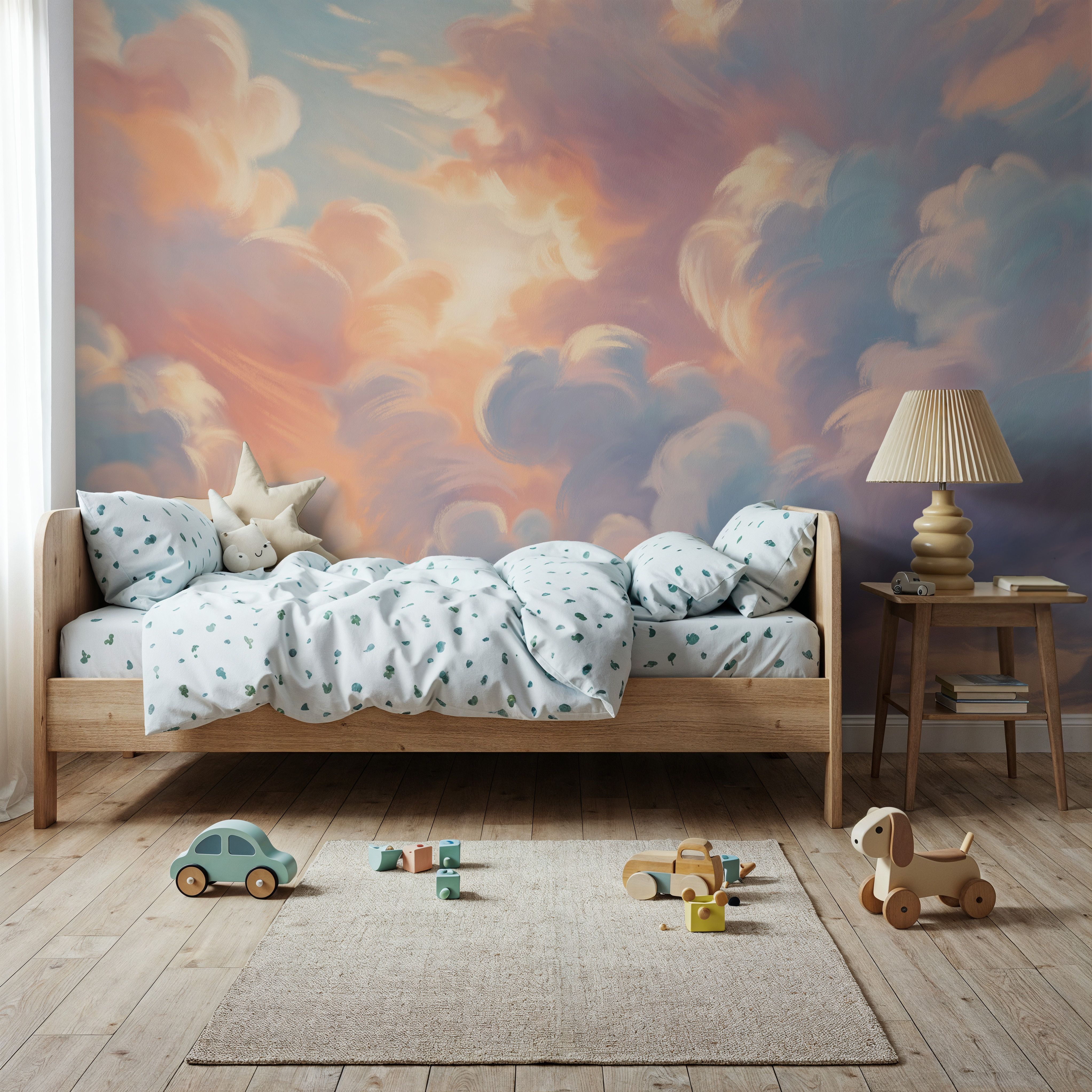 Clouding, Pink & Lavender
