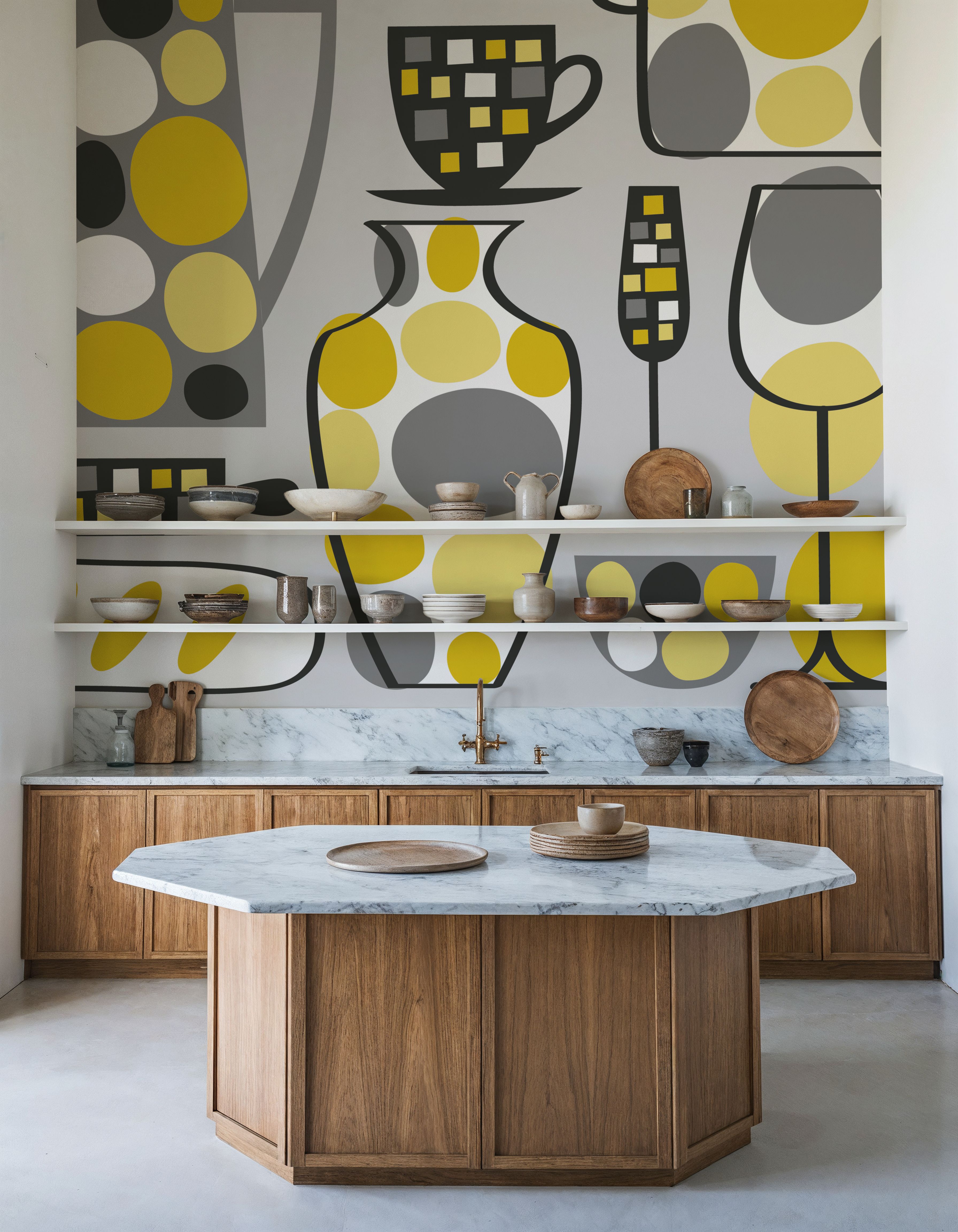 Retro Kitchen Marbles