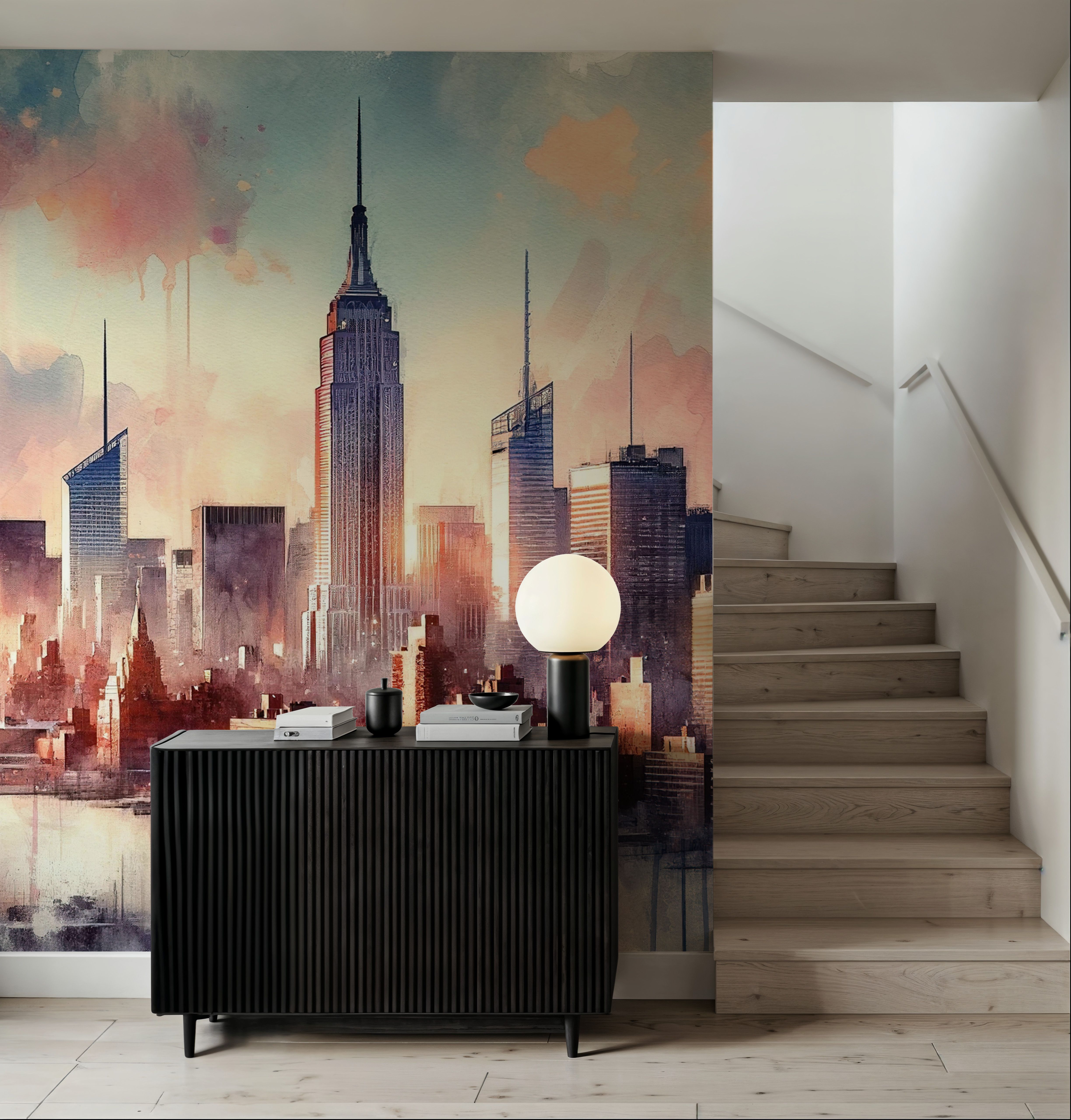 Sunset Hues Over NYC