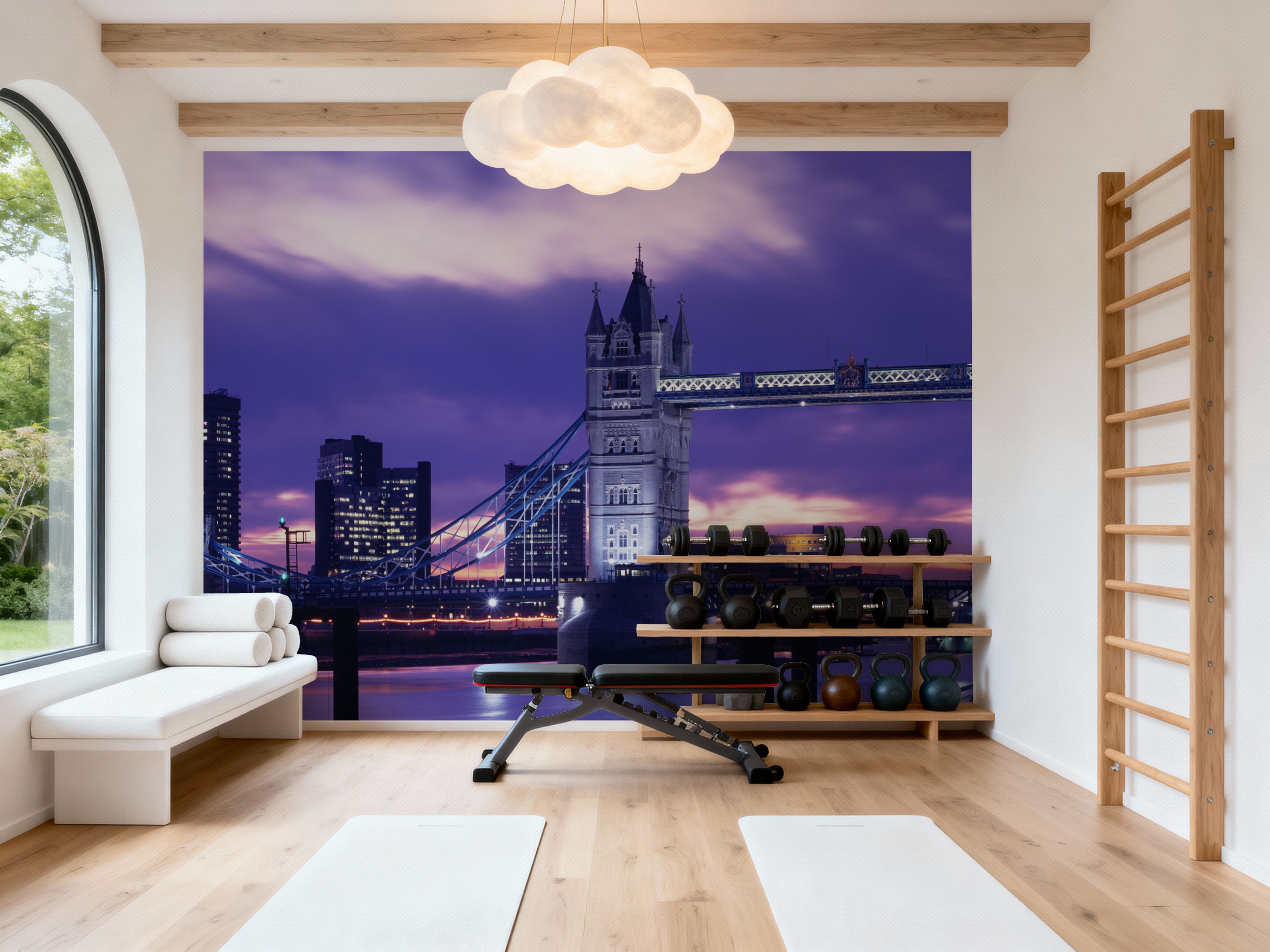 Purple Tower Bridge Twilight