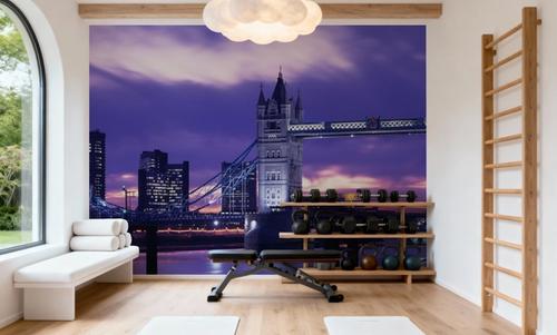 Purple Tower Bridge Twilight