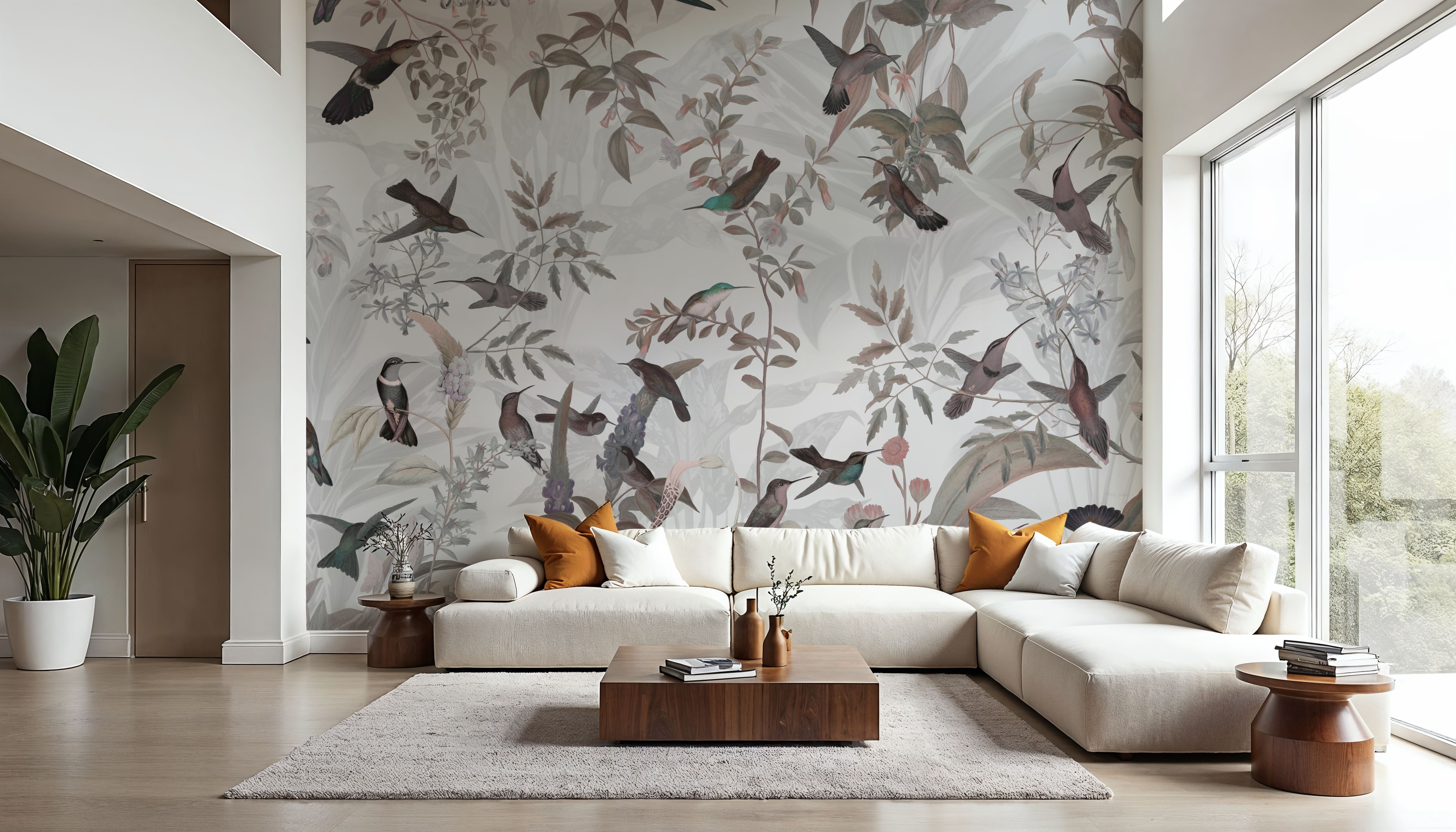 Birds Everywhere Red