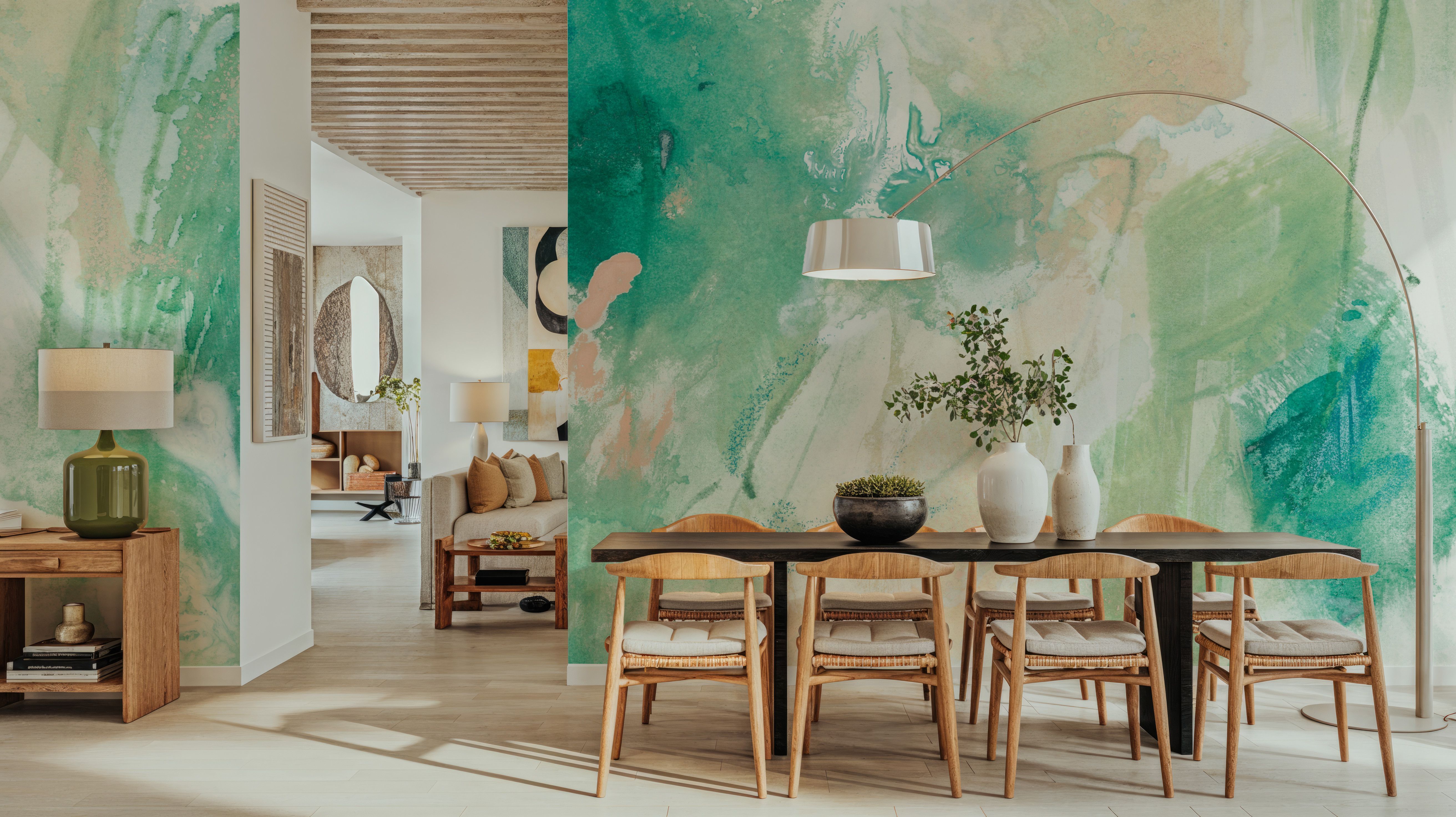 Verdigris and Melon I