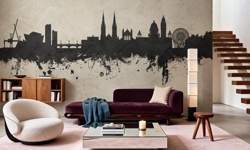 Belfast Northern Ireland Skyline Concrete