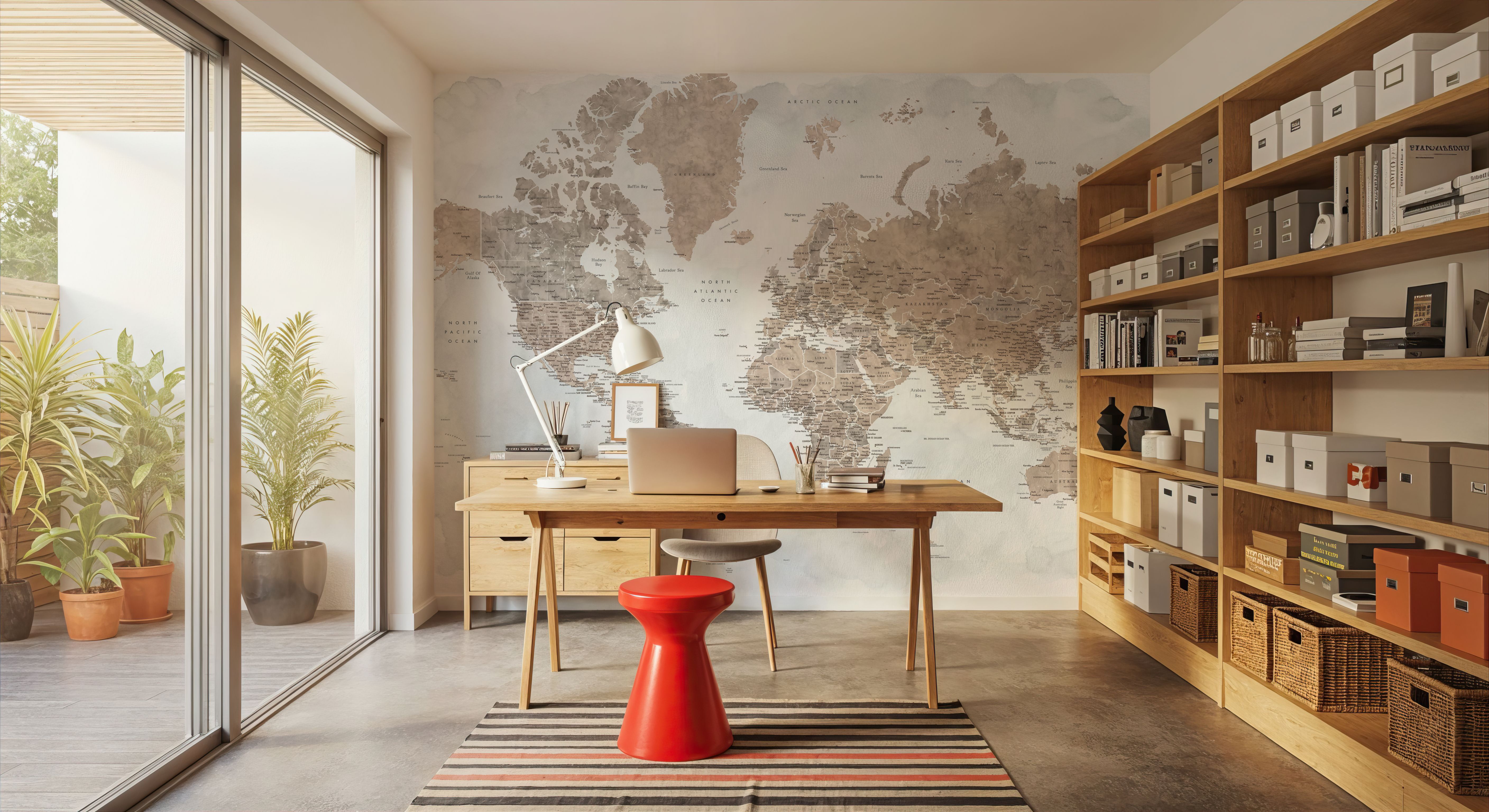 World Map Cities - Calista