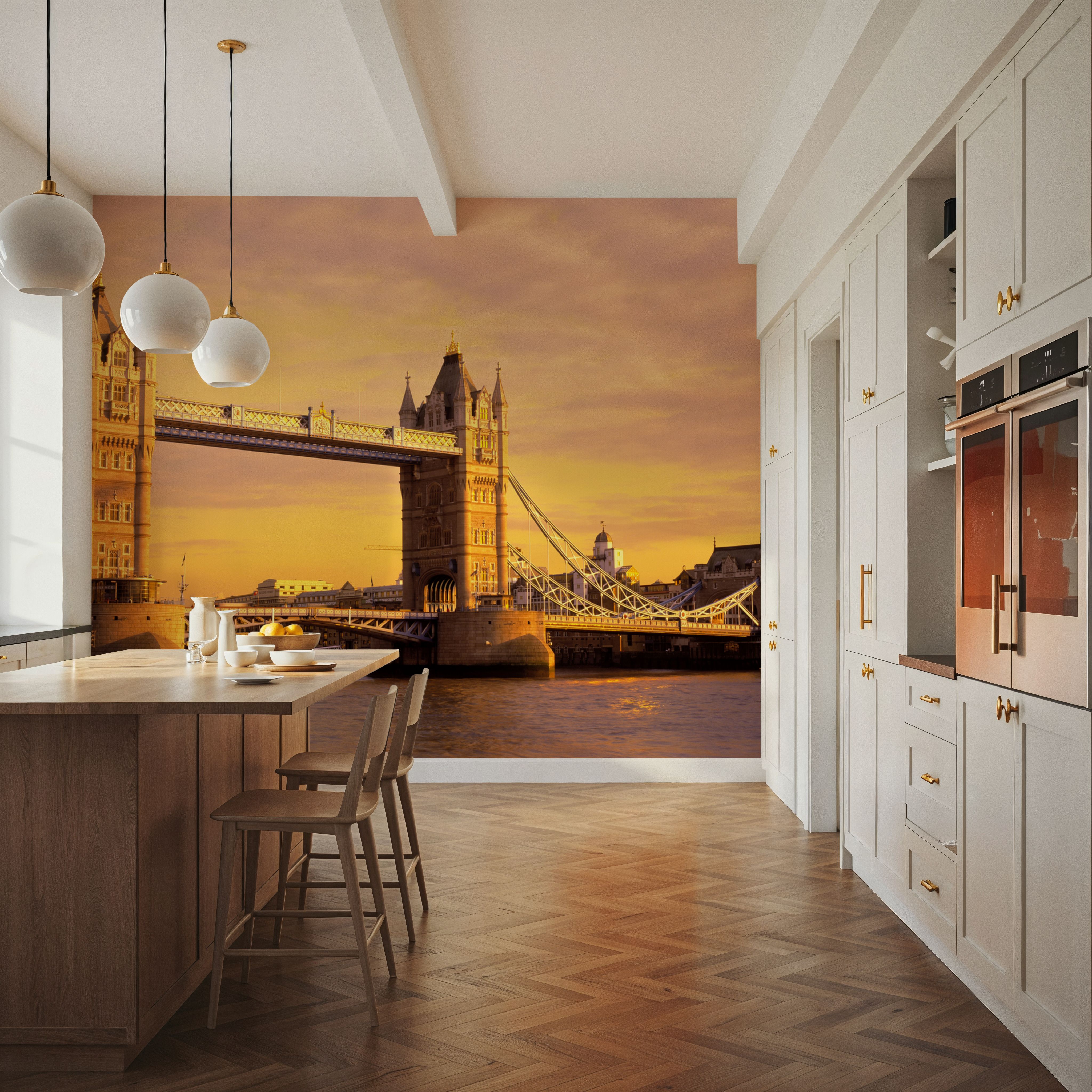 London Sunset Bridge