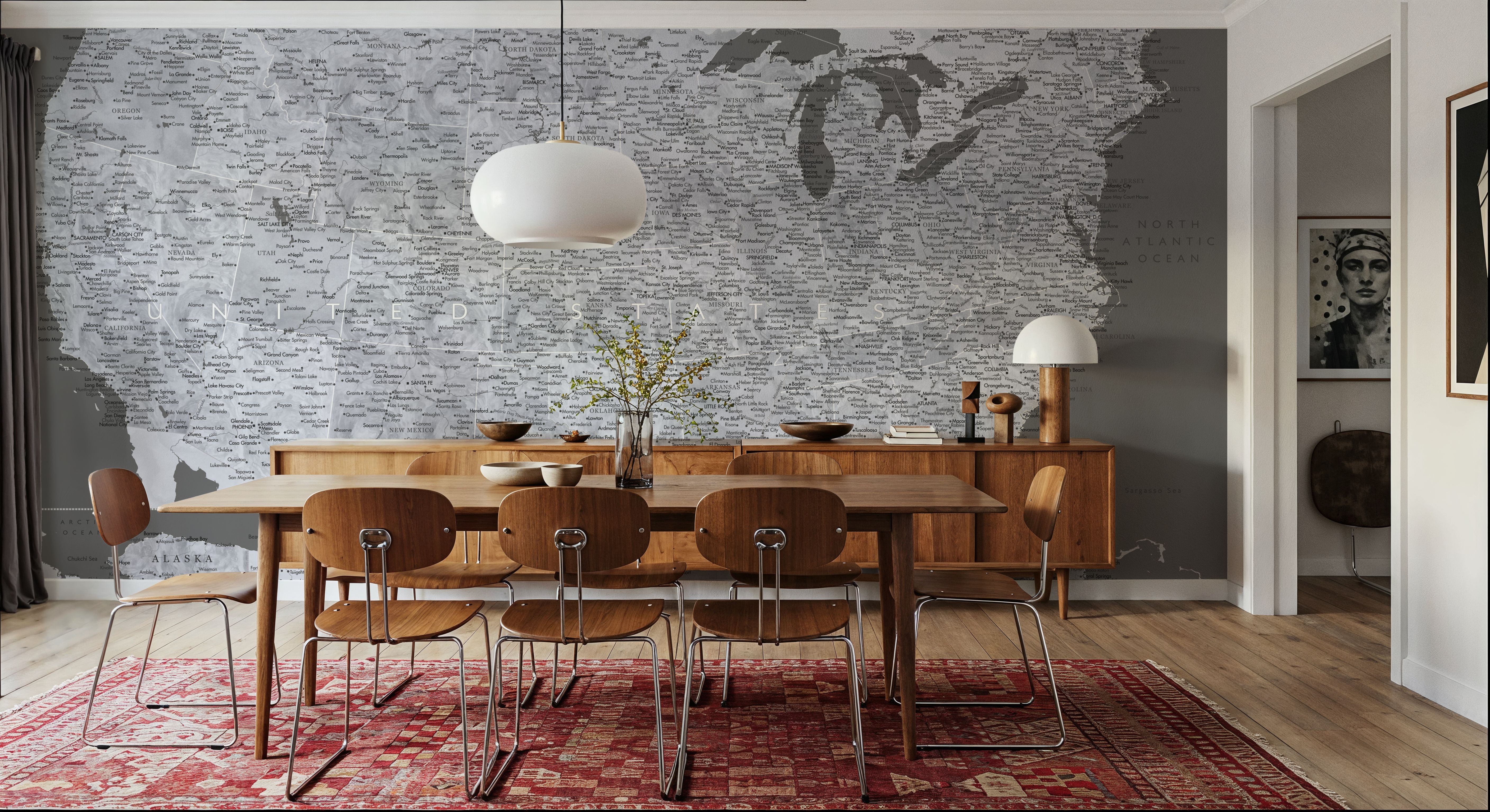 US Map Detailed - Paolo