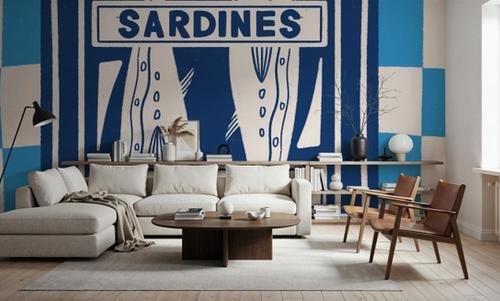 Fun Sardines I Blue