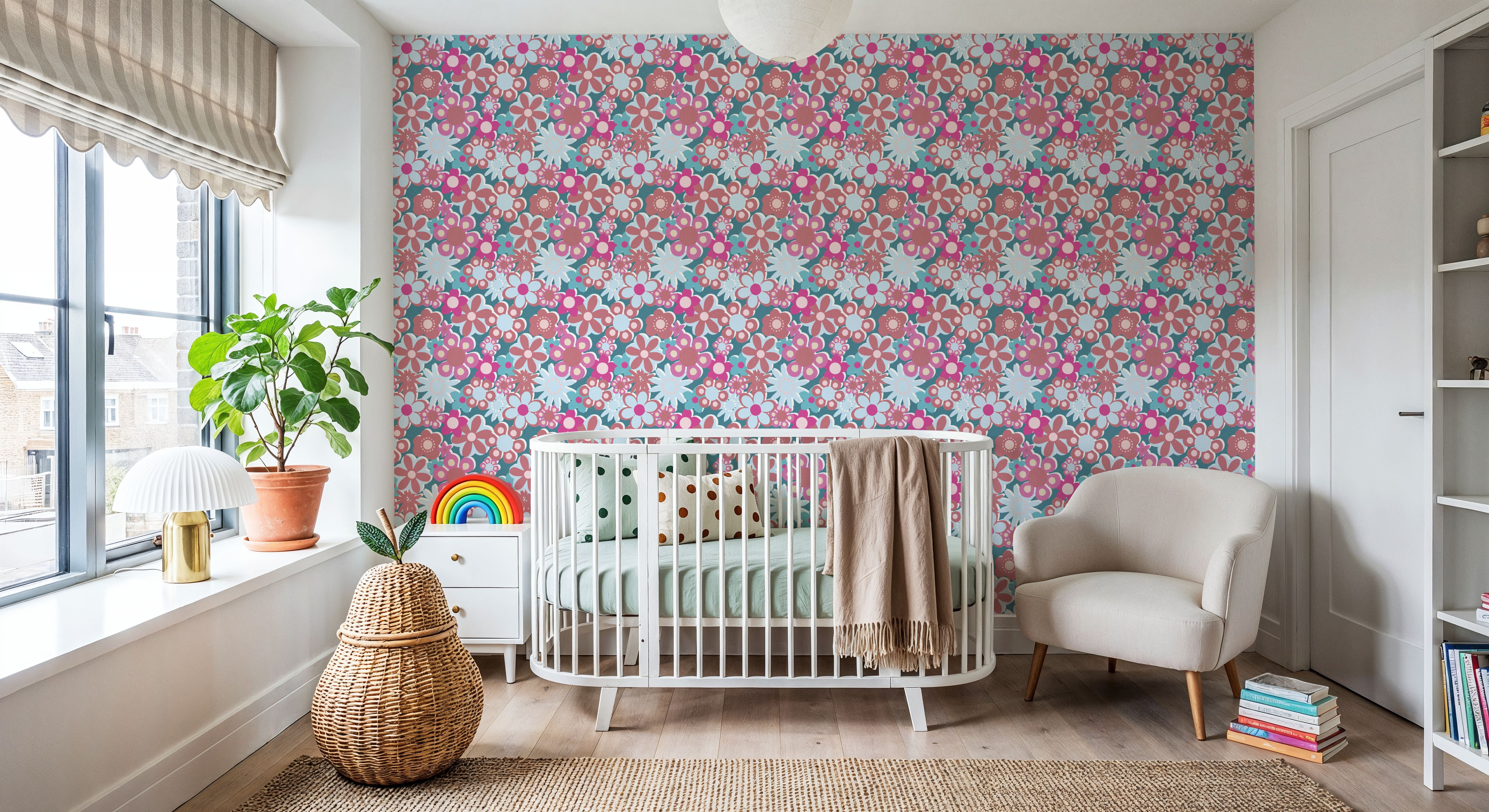 Flower Power, Turqoise