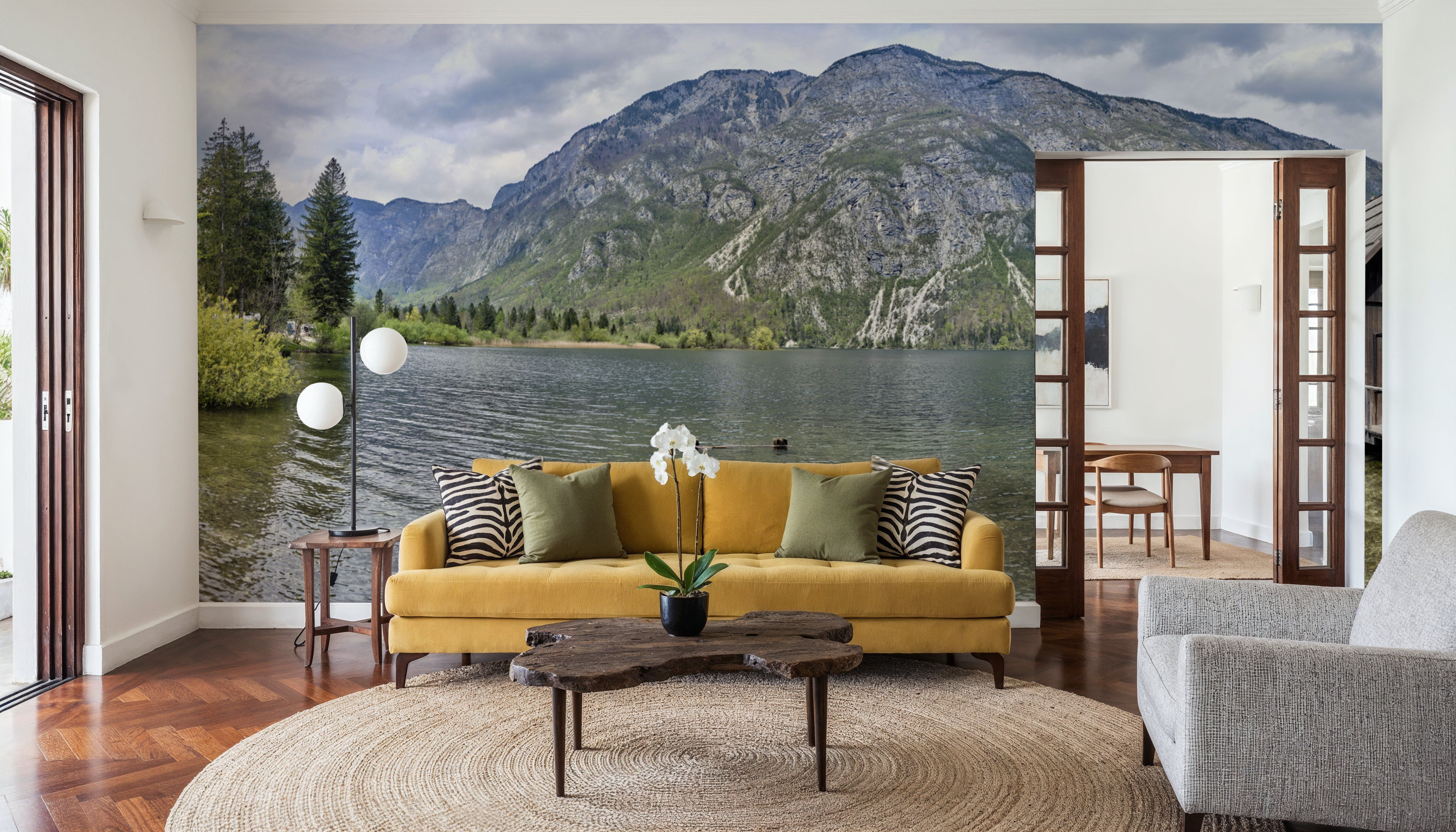 Mountain Lodge Retreat, Wallpaper