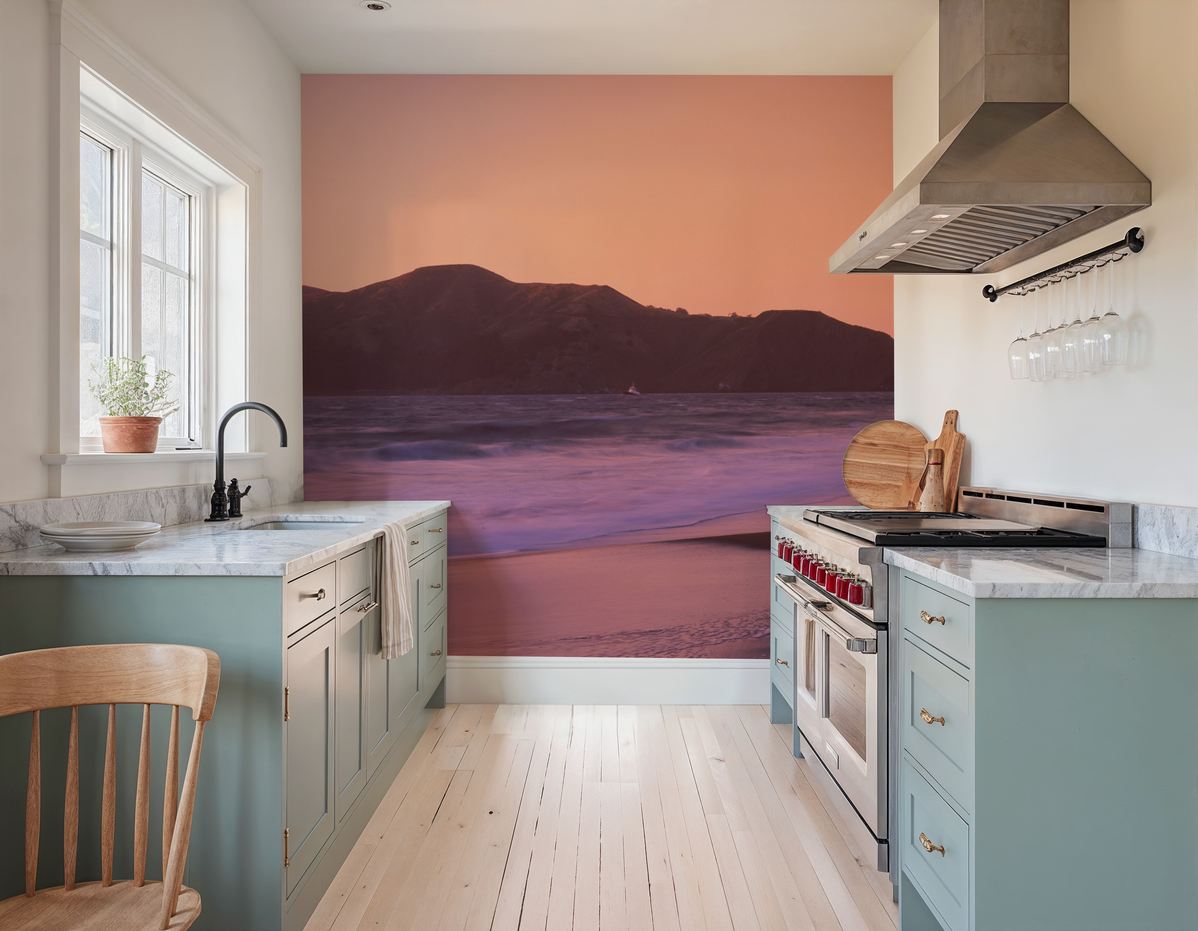 Crimson Bridge Twilight Red