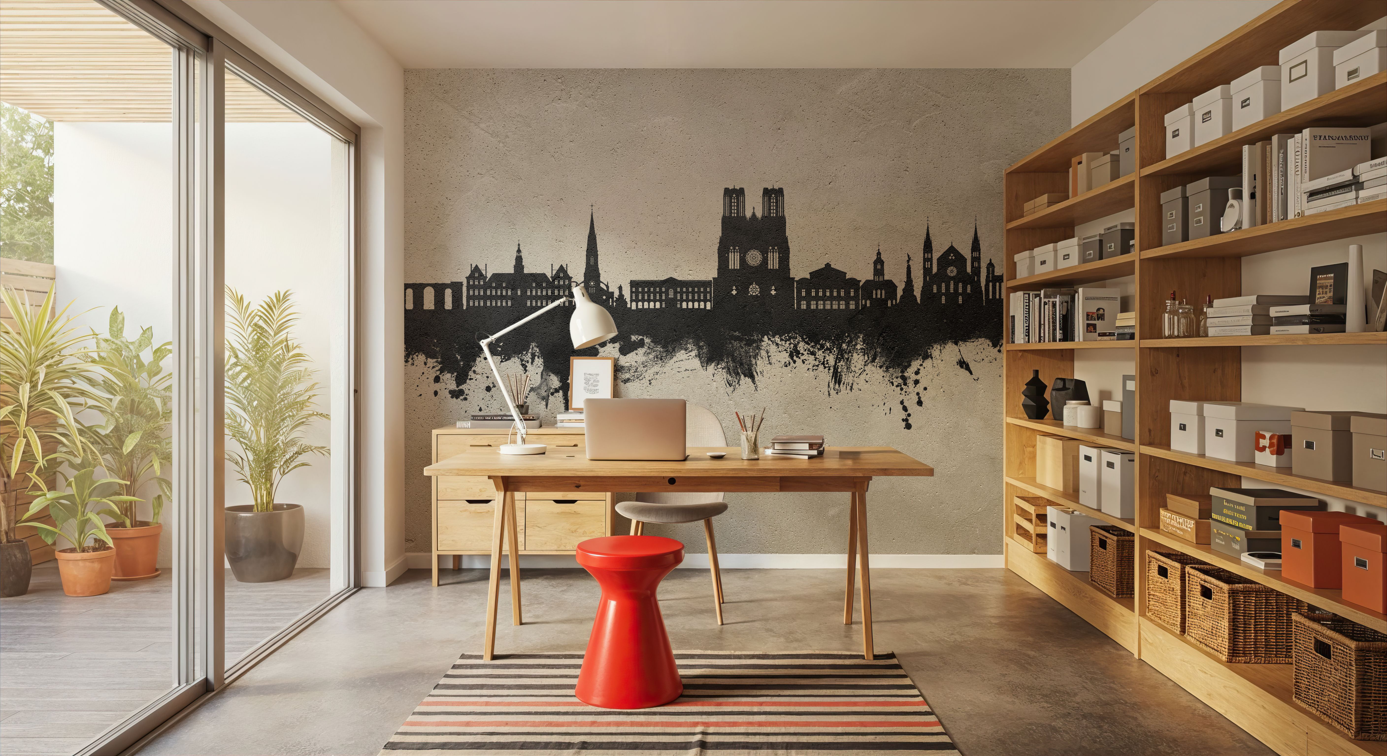 Reims France Skyline Concrete
