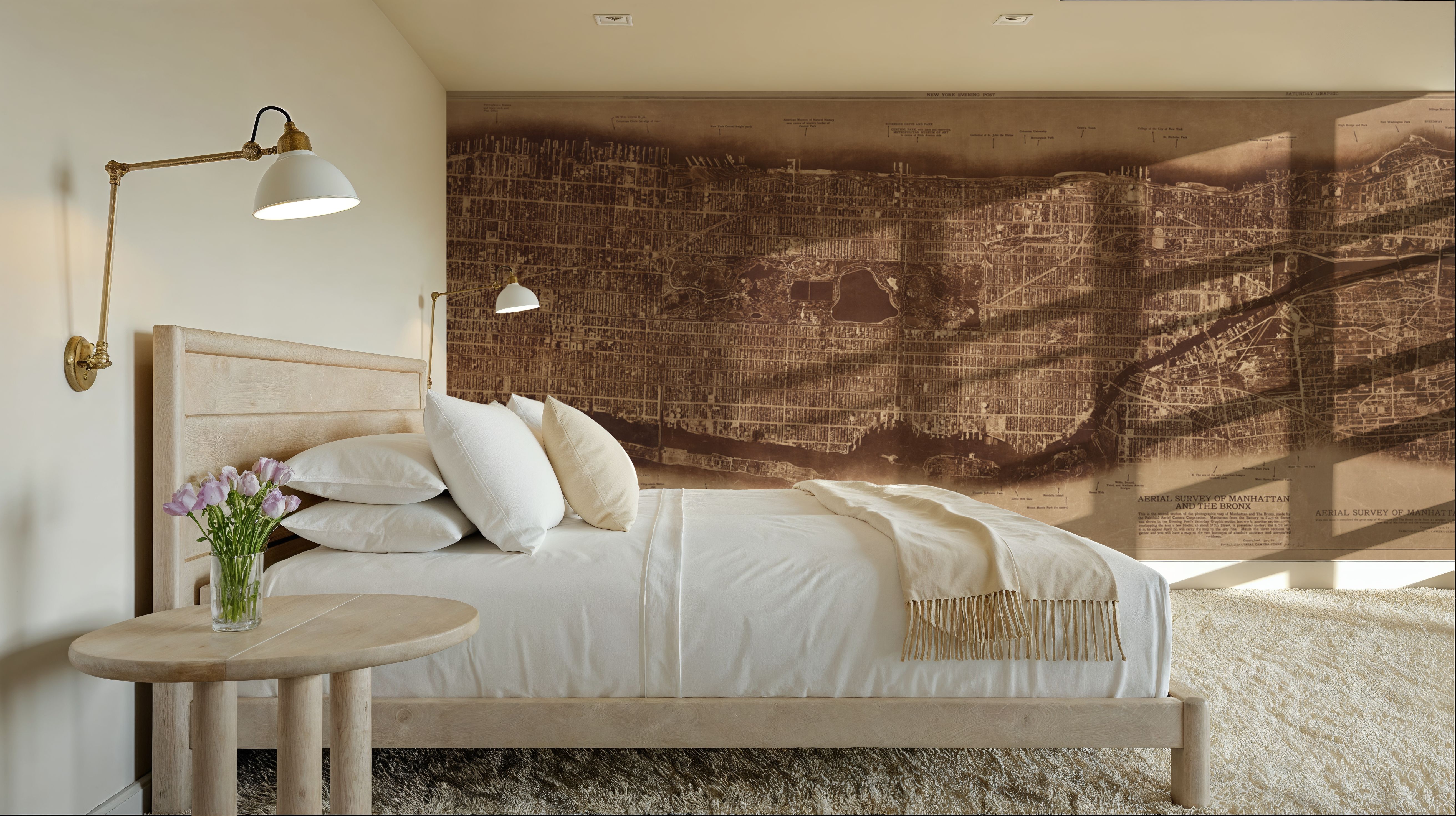 Manhattan from Above 1922 Vintage