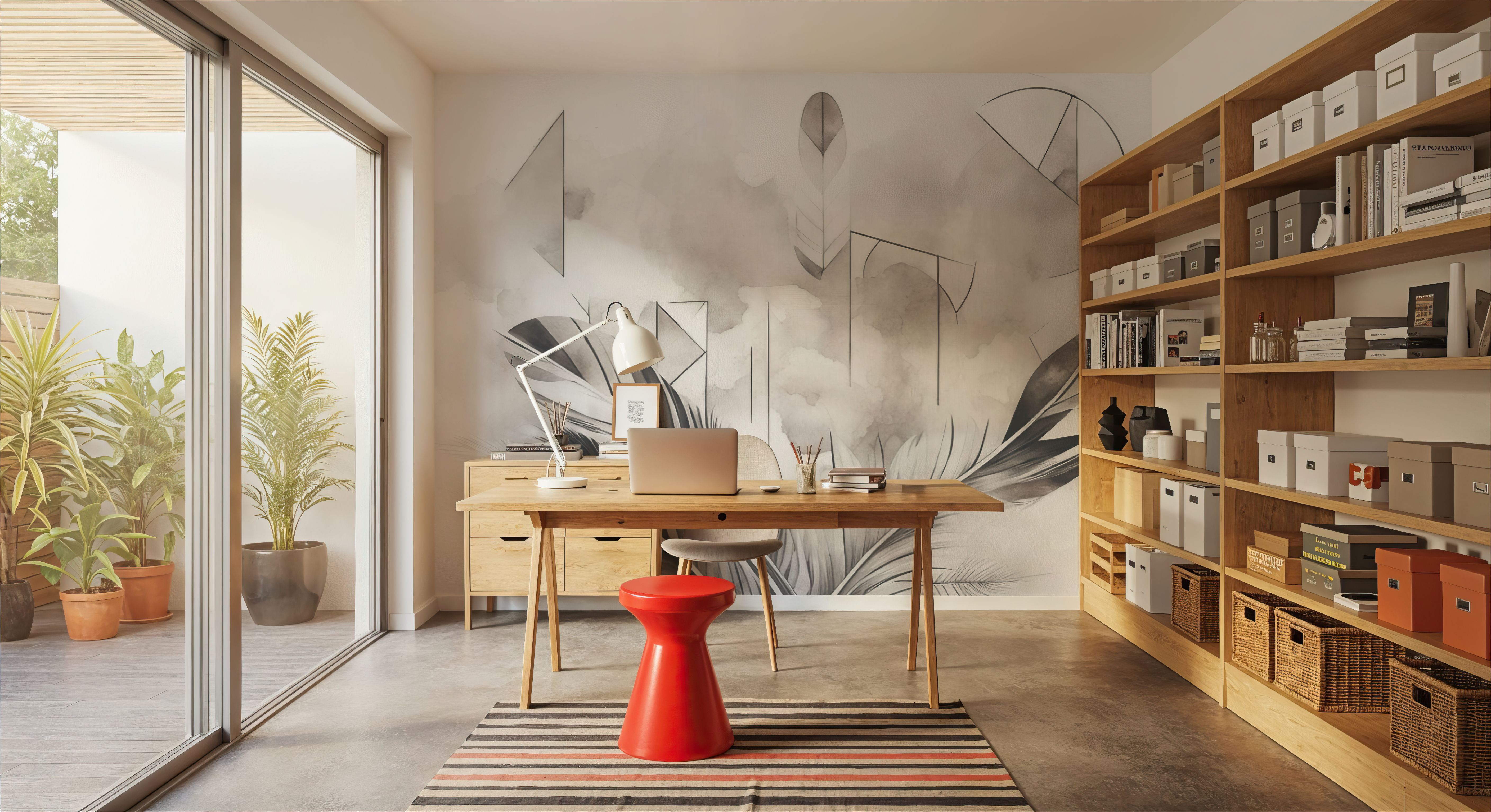 Feather Geometry Smoke