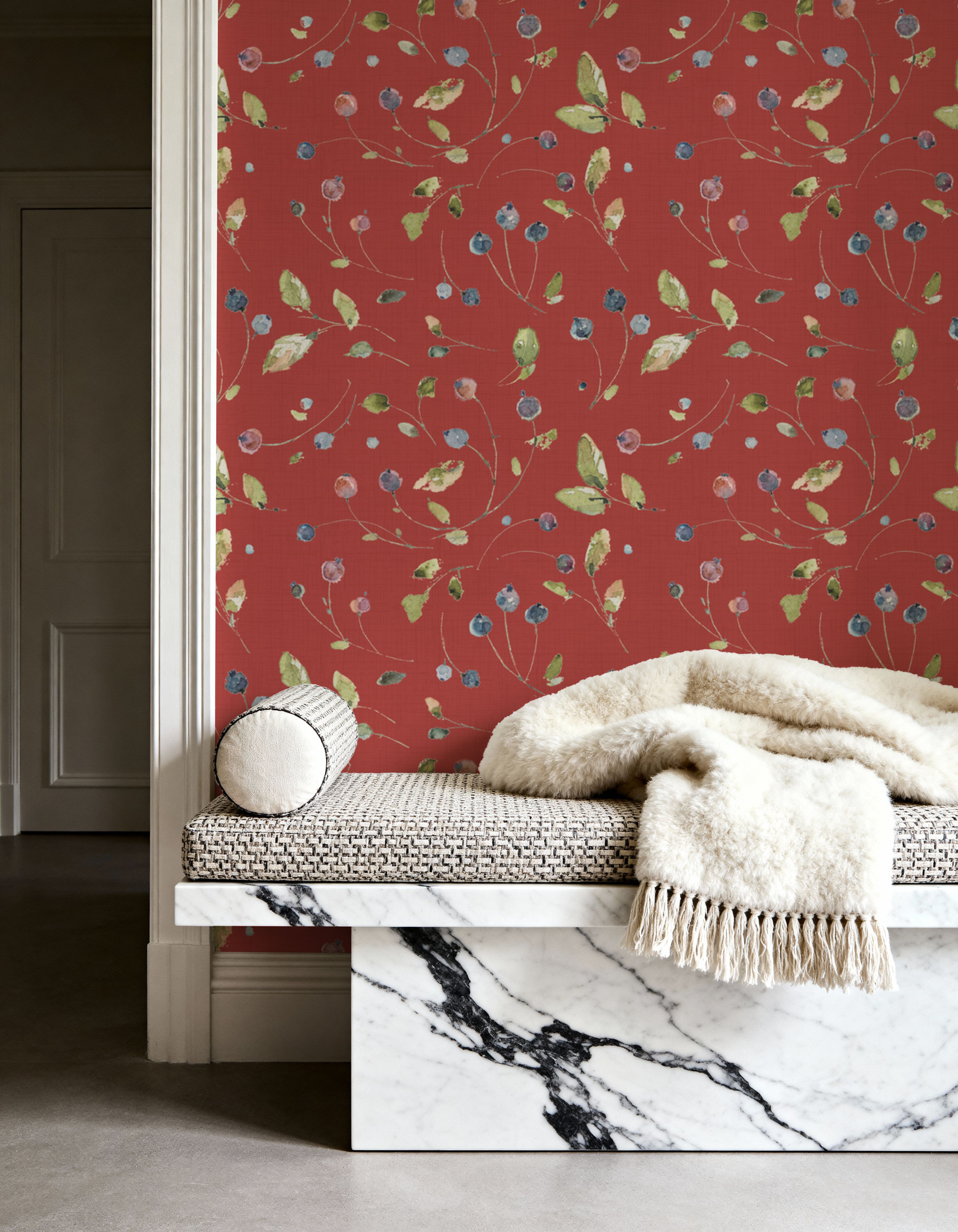 Time to Share Floral Red