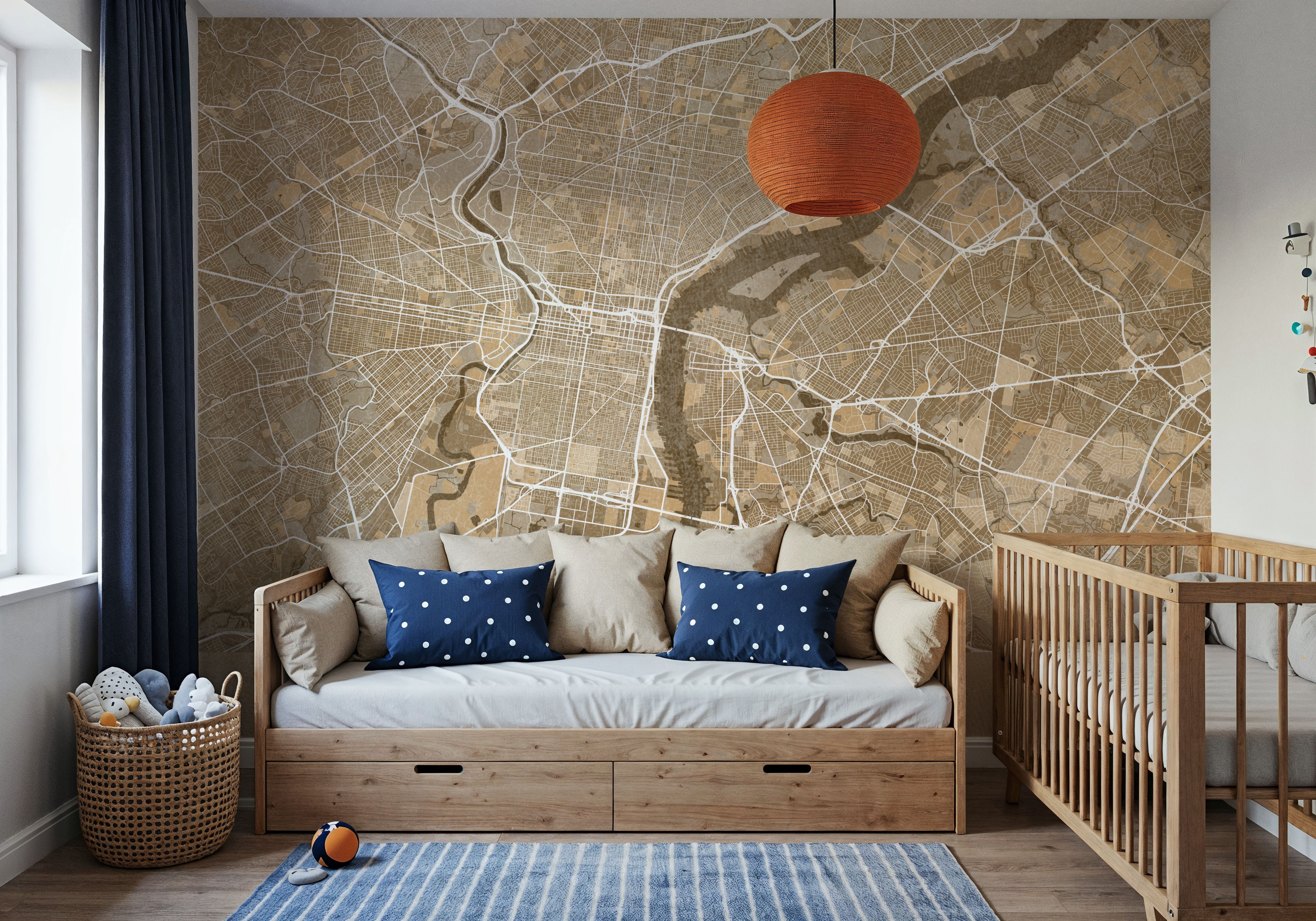 Philadelphia Ochre, Wallpaper