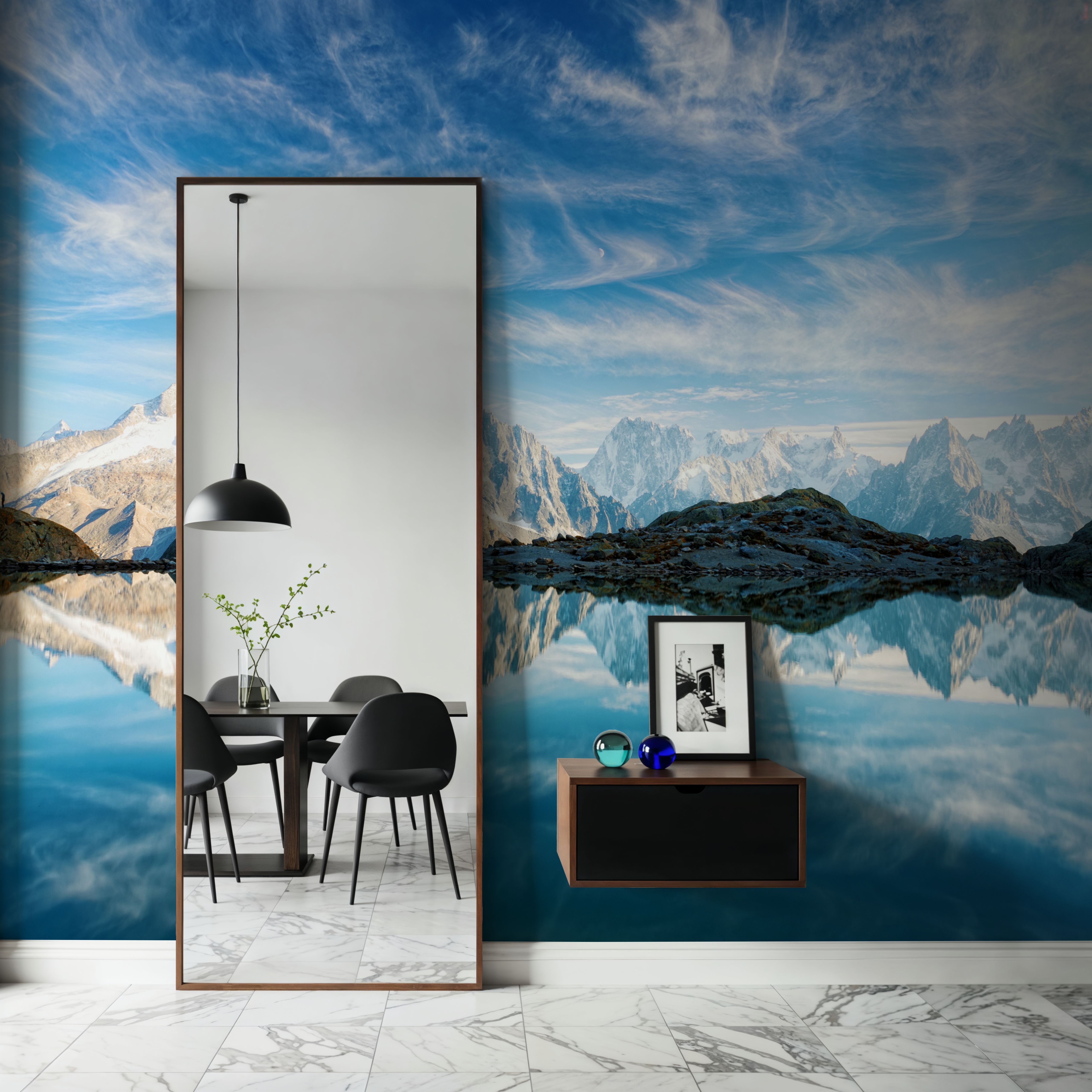 Sunny day on Lac Blanc