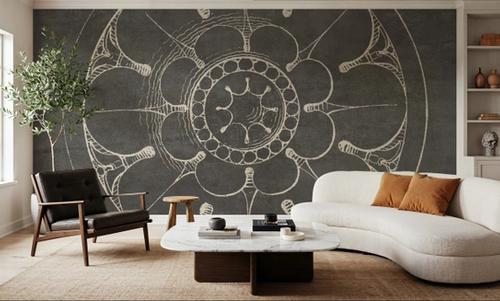 Rosette III Gray