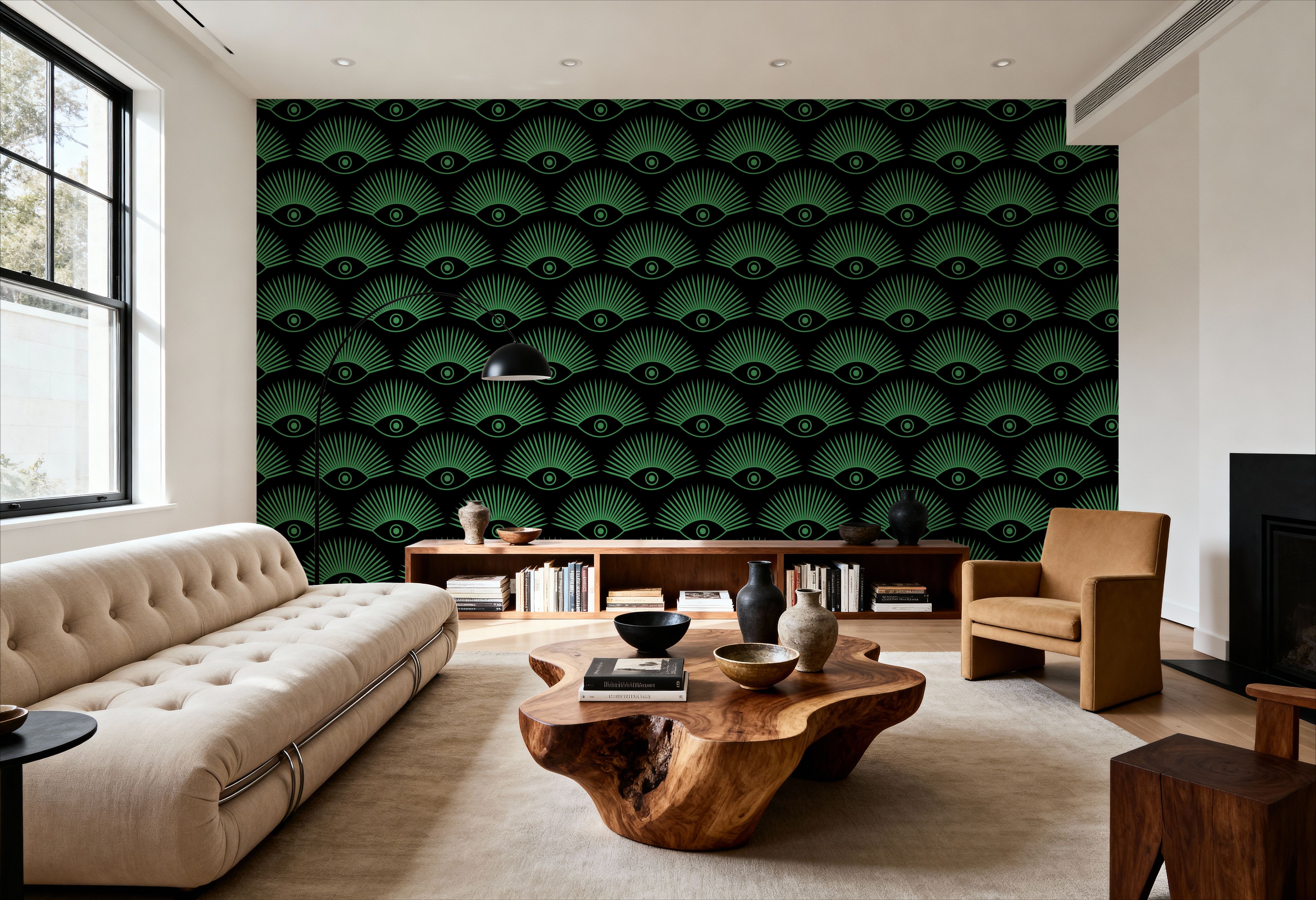 Art Deco Eye, Emerald