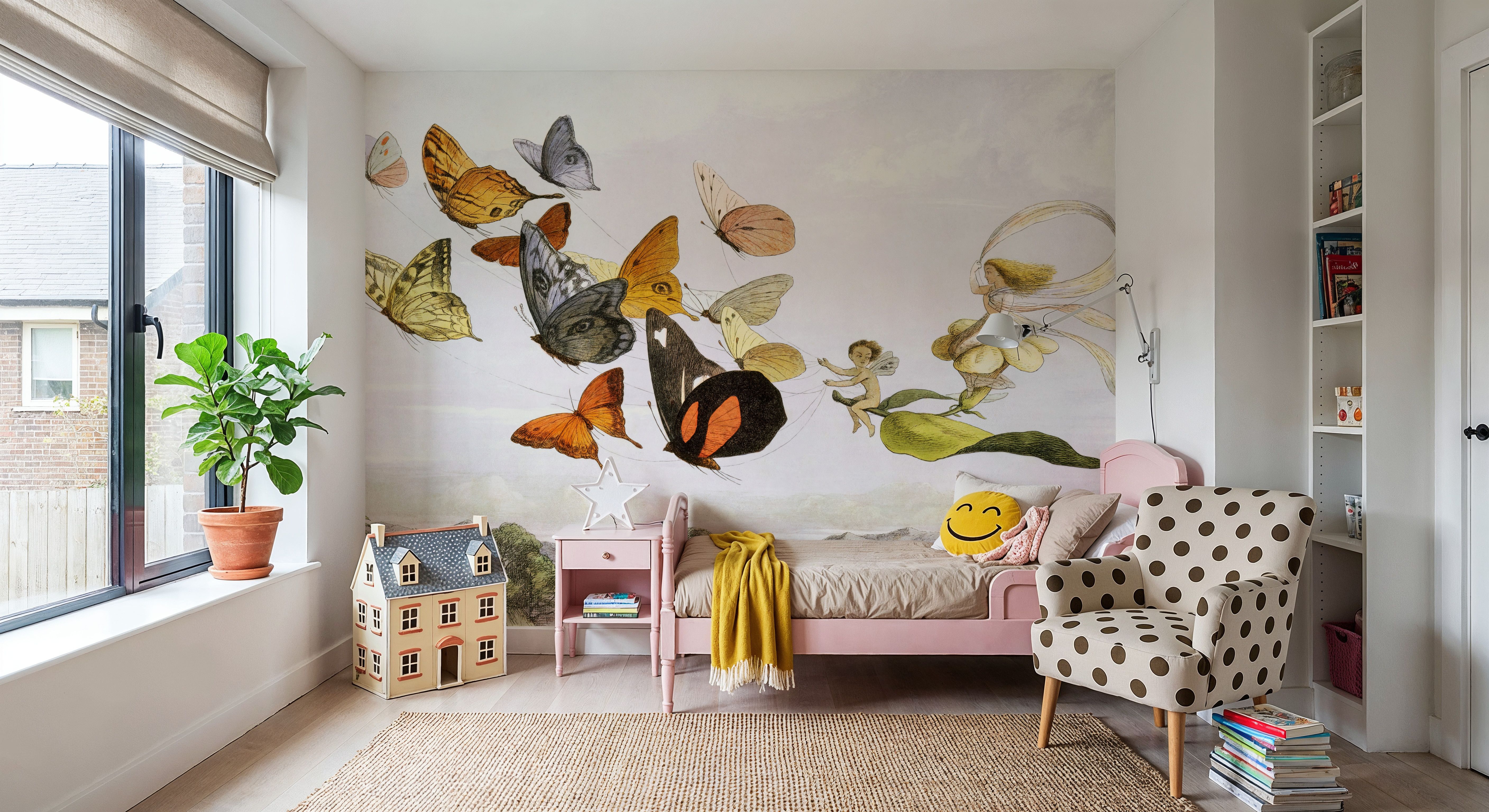 The Fairy Queen Takes an Airy Drive in a Light Carriage, Wallpaper