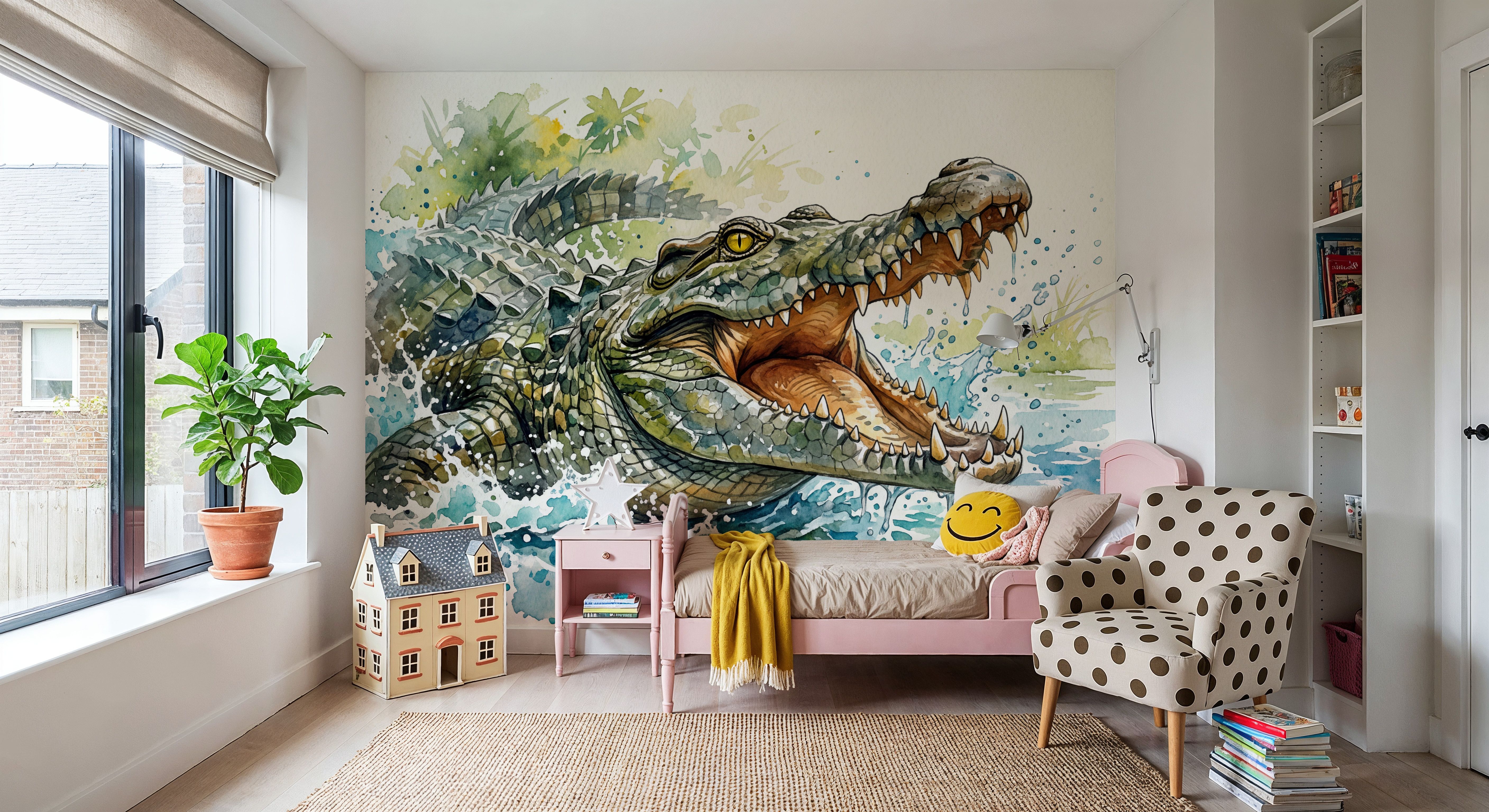 Crocodile - Watercolor Predators Series