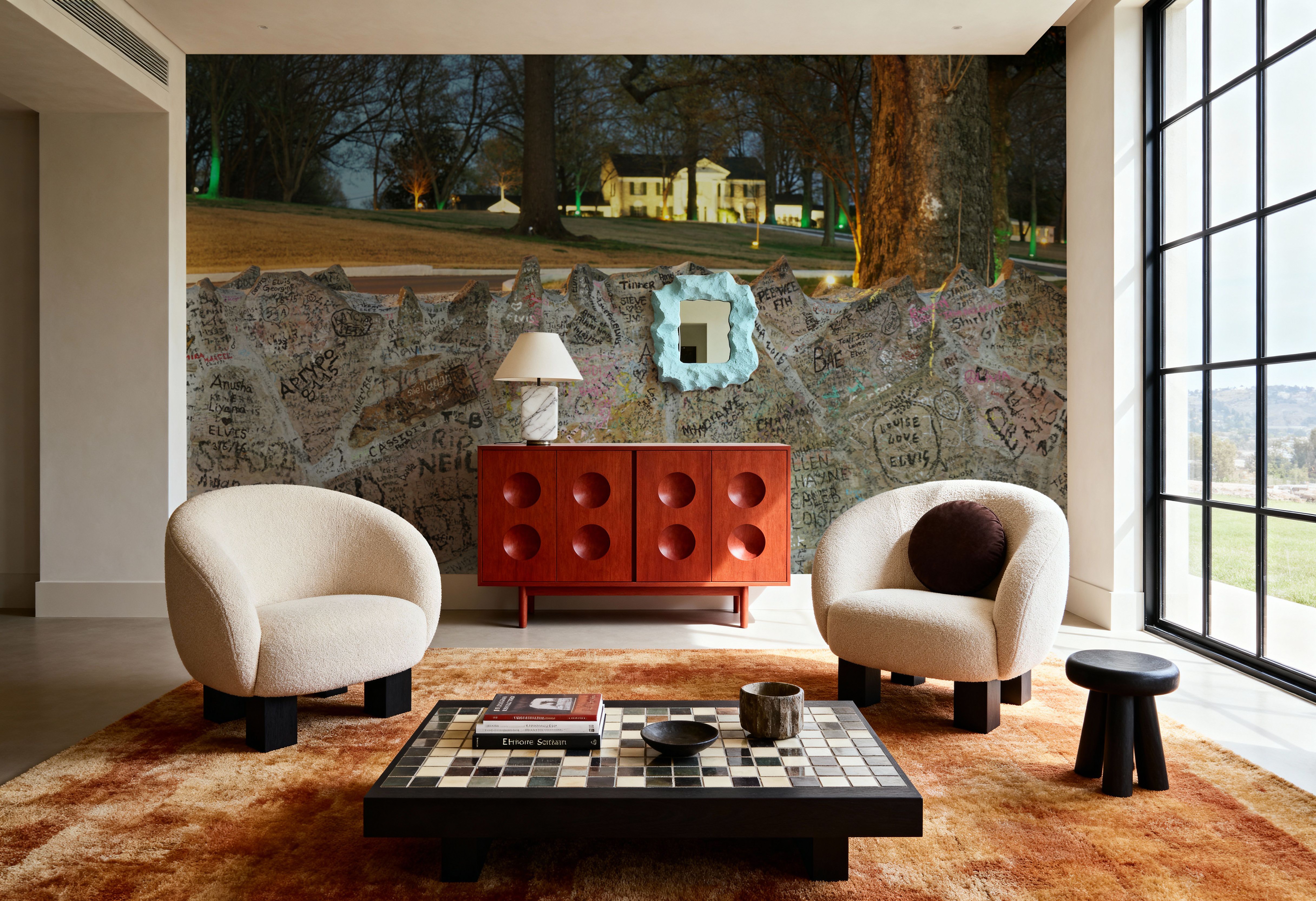 Graceland, Wallpaper