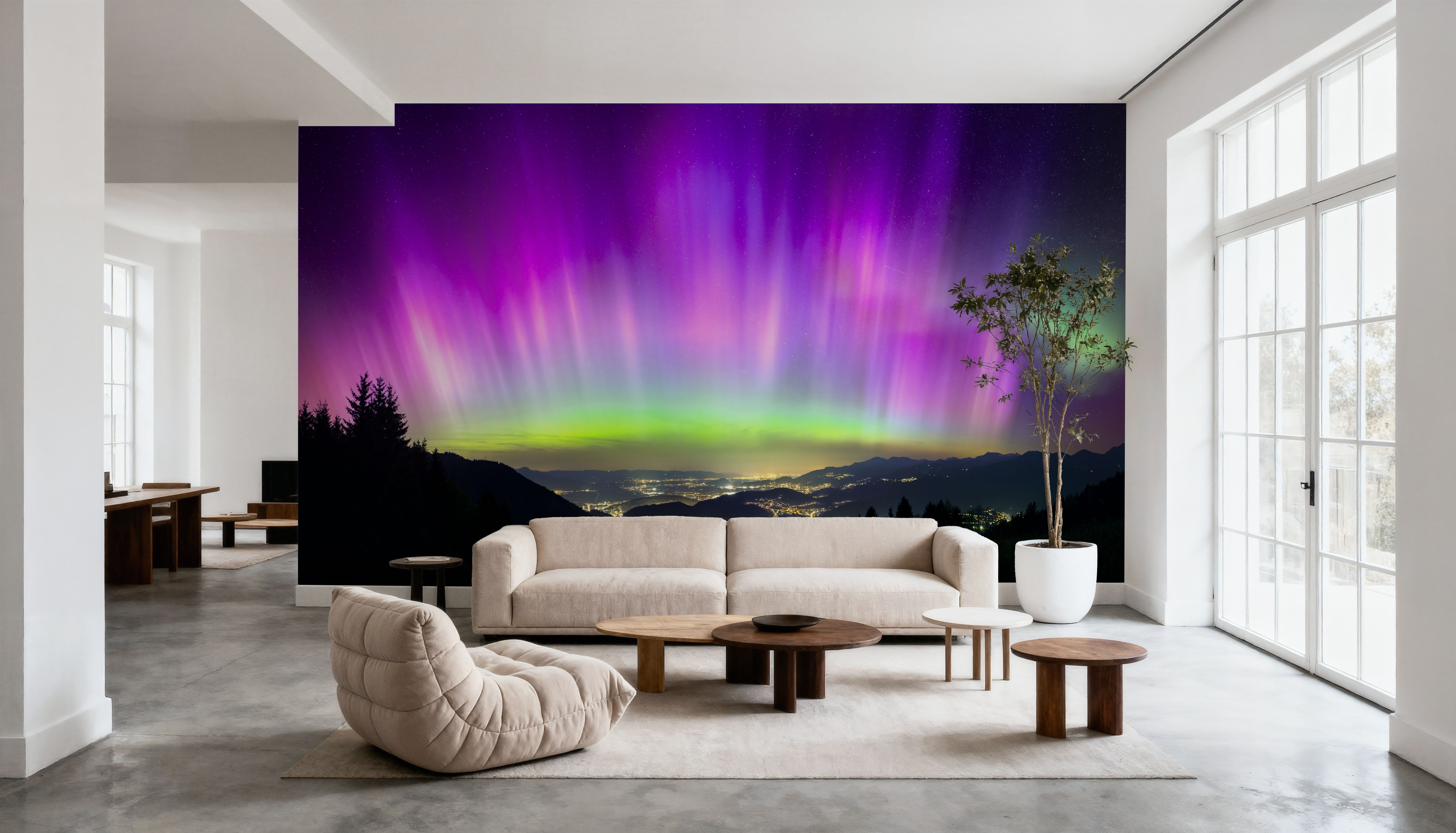 Pink Northern Lights