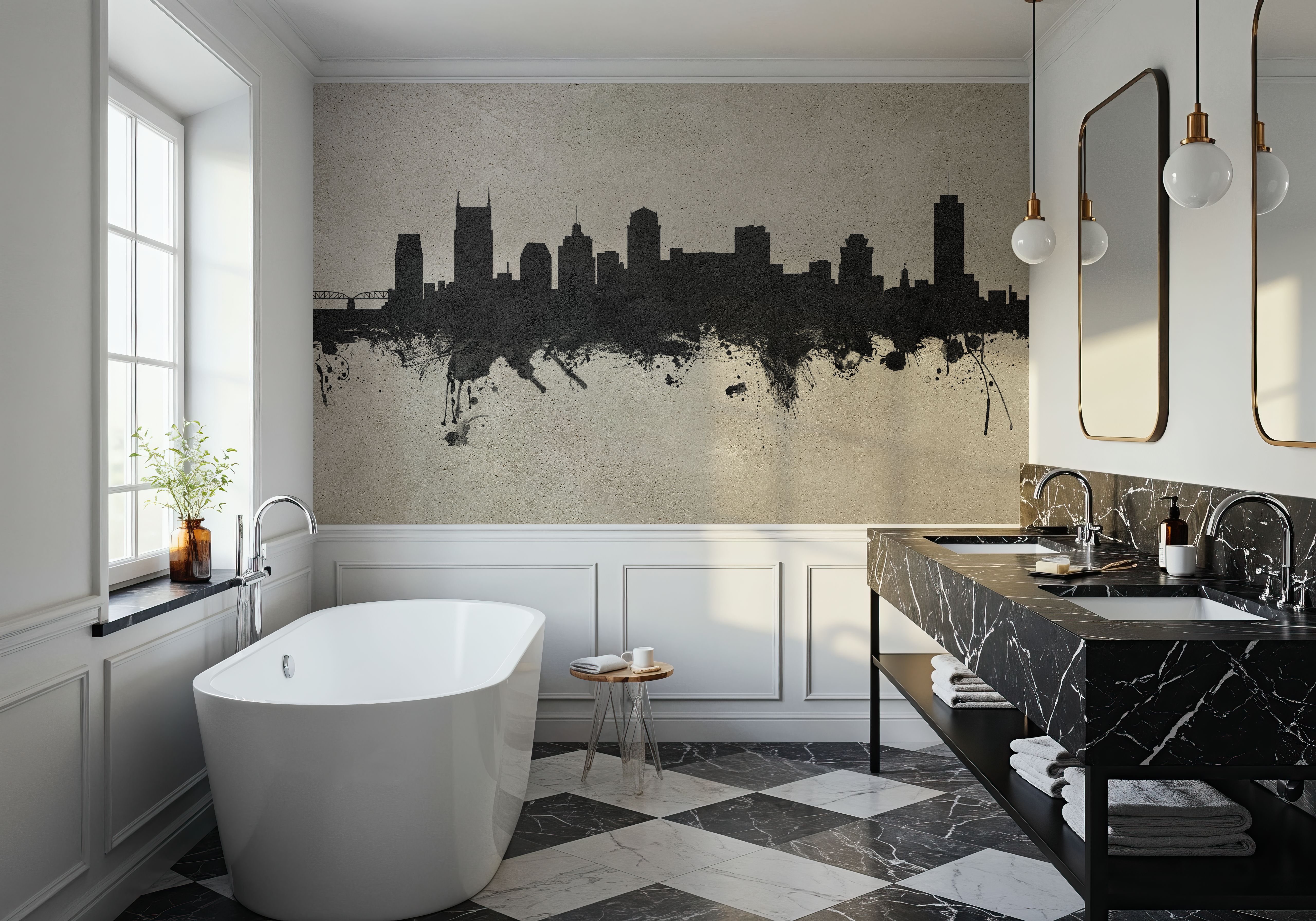 Nashville Tennessee Skyline Concrete