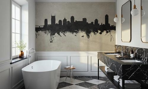 Nashville Tennessee Skyline Concrete