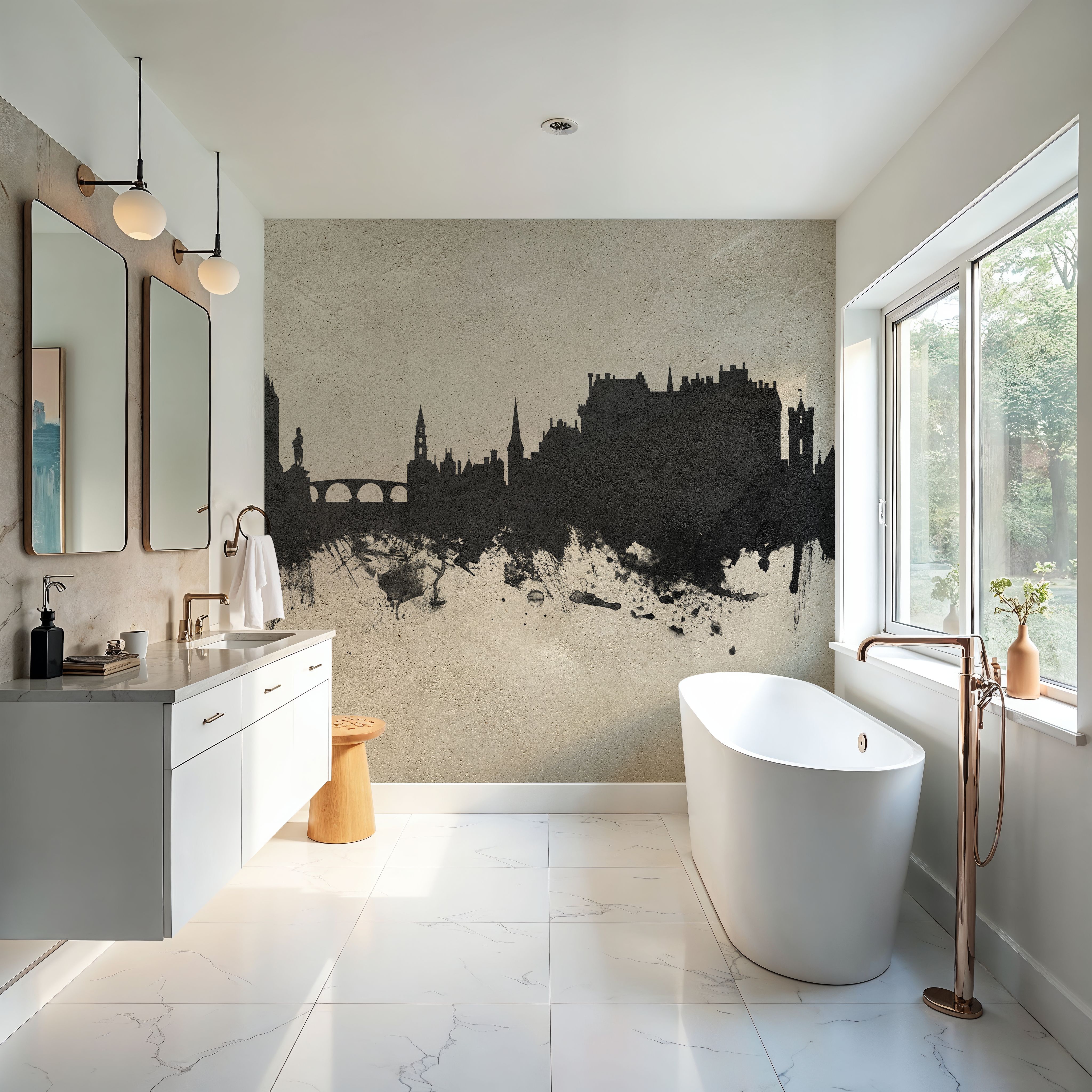 Stirling Scotland Skyline Concrete