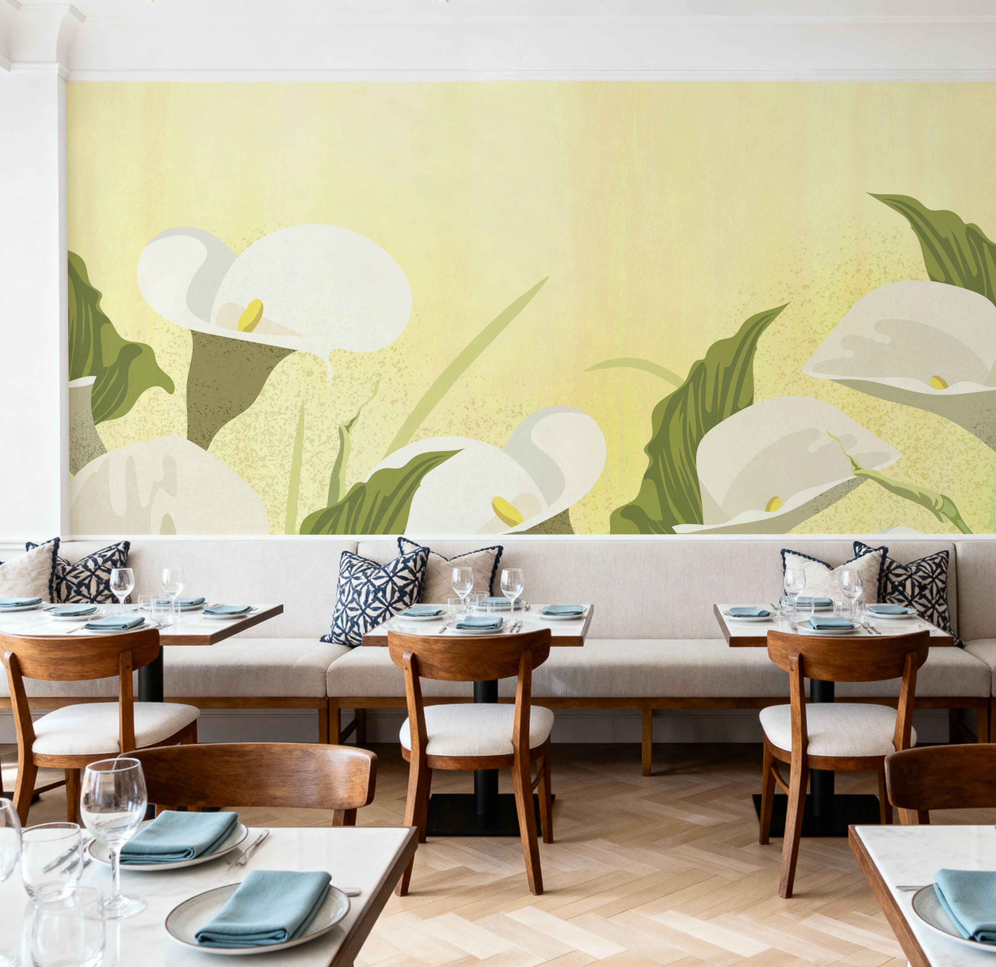 Cala Lily, Yellow Wash