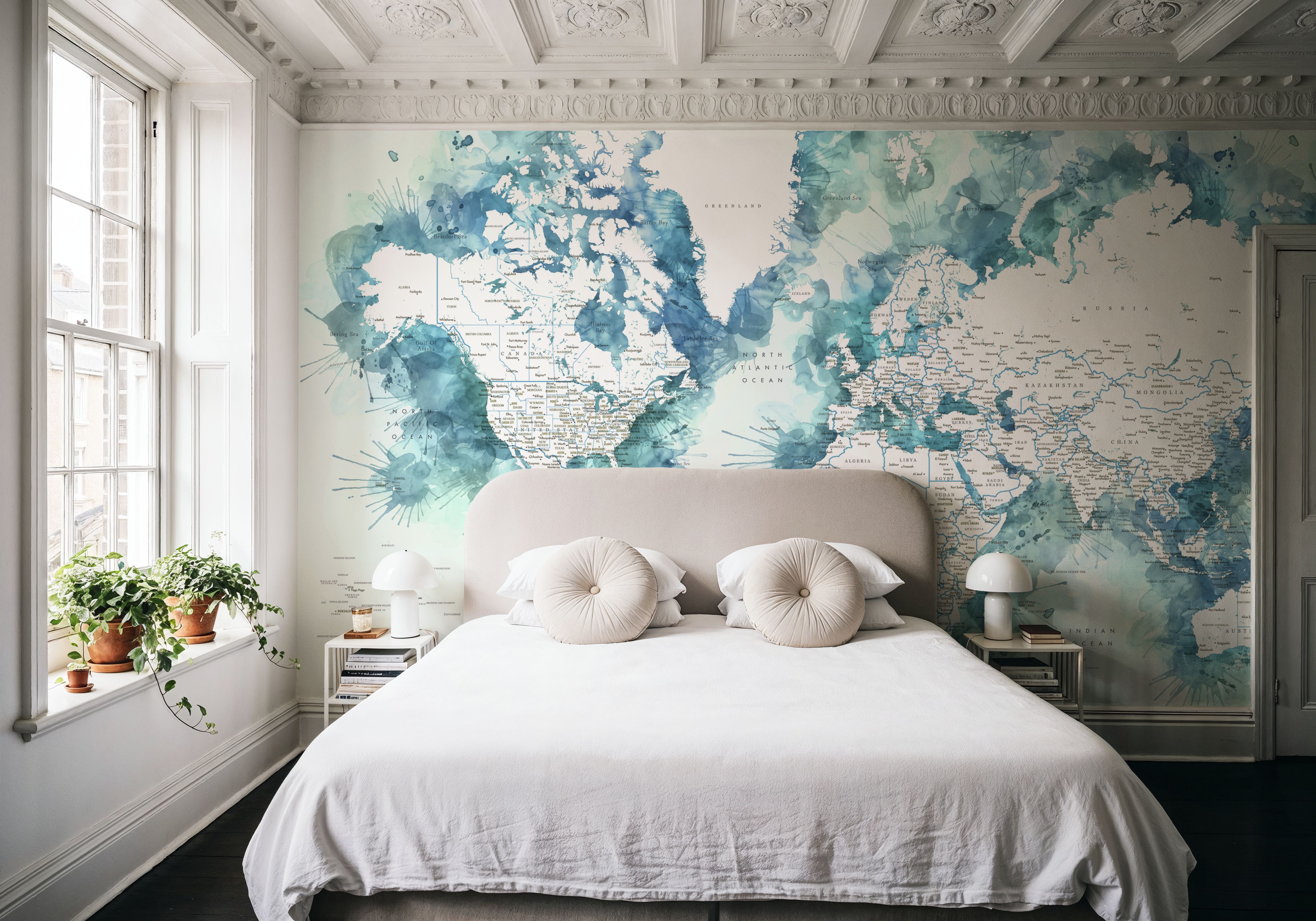 World Map Cities - Shari, Wallpaper