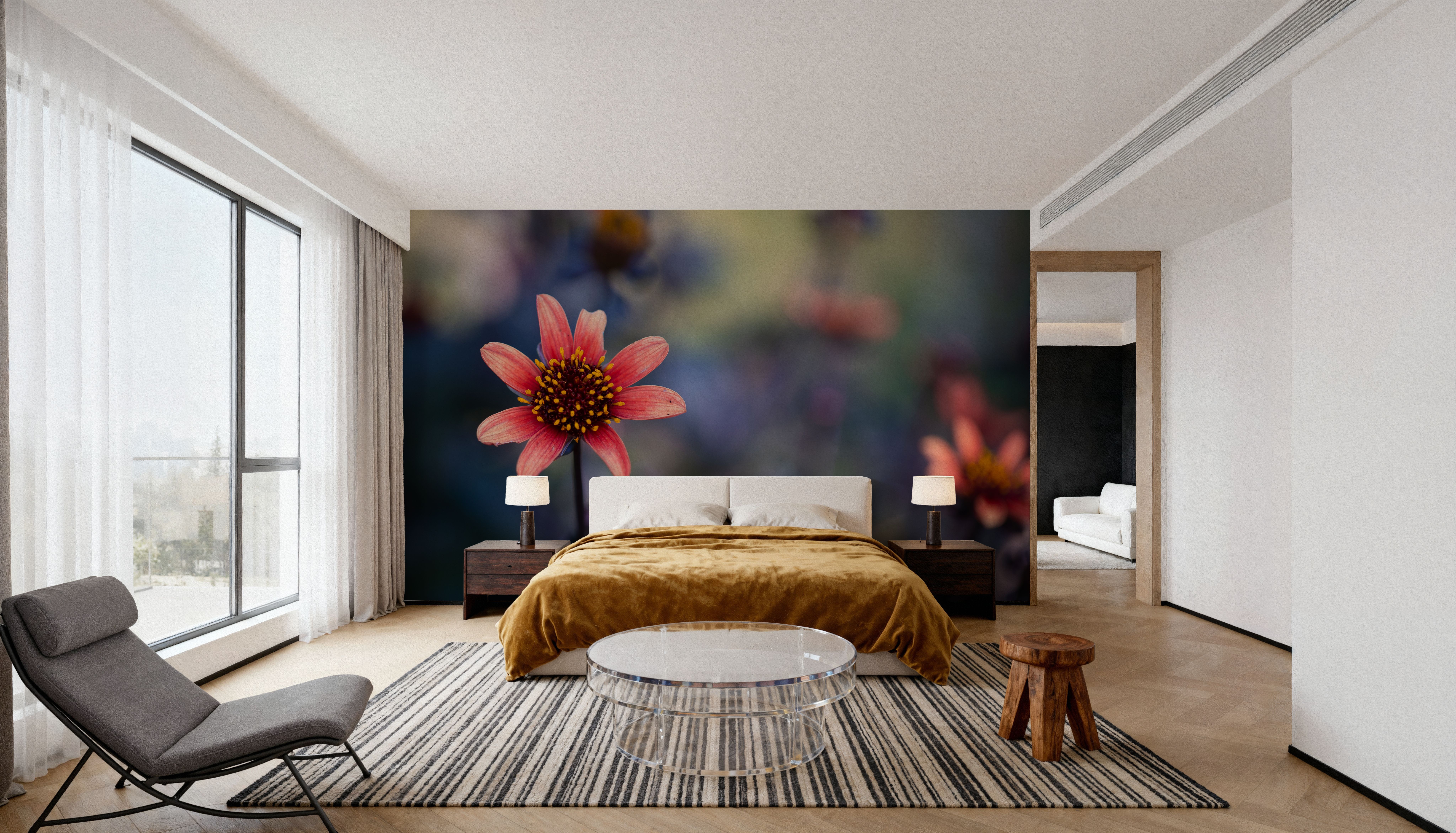 Peach Dahlias