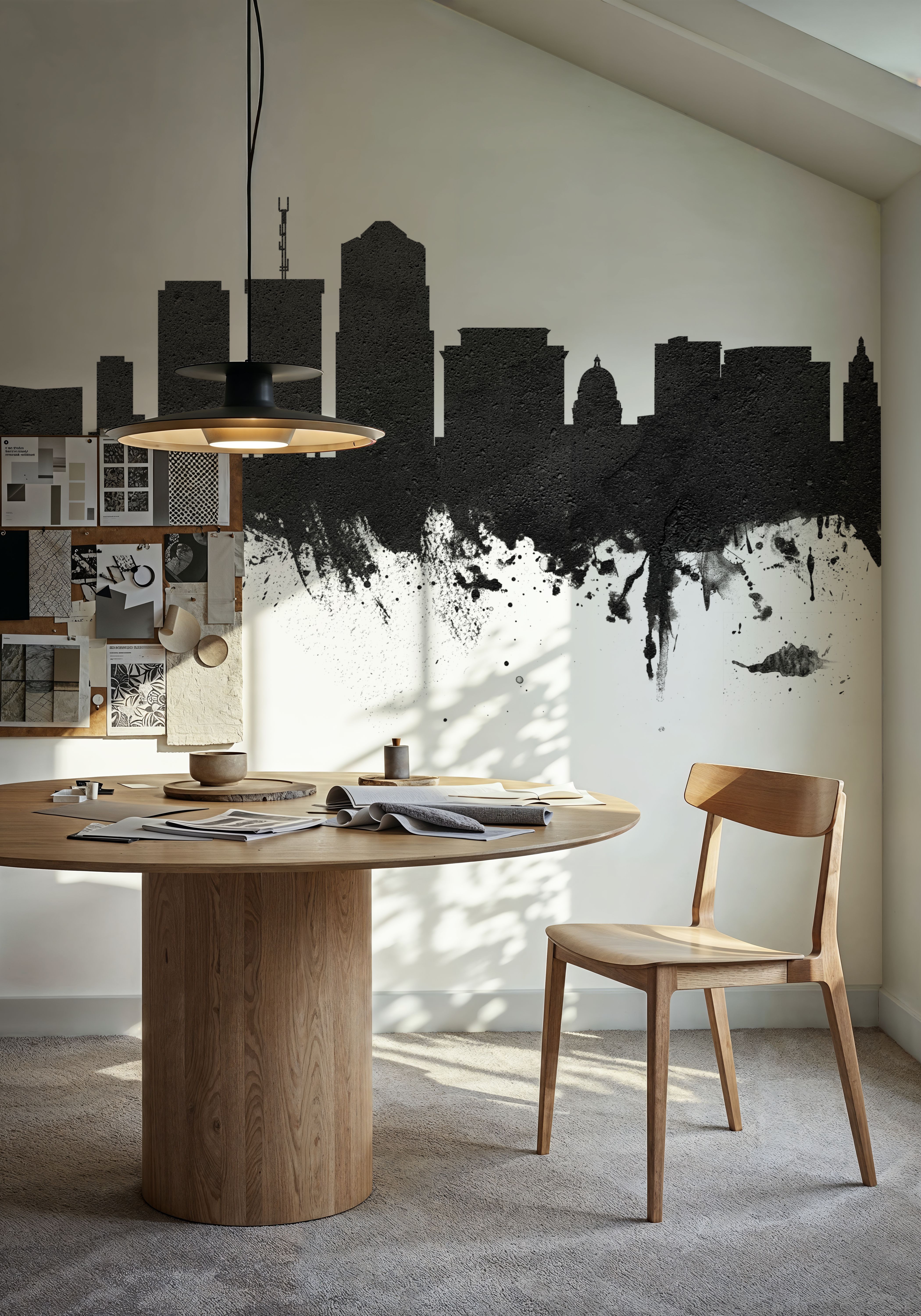 Tucson Arizona Skyline Black & White