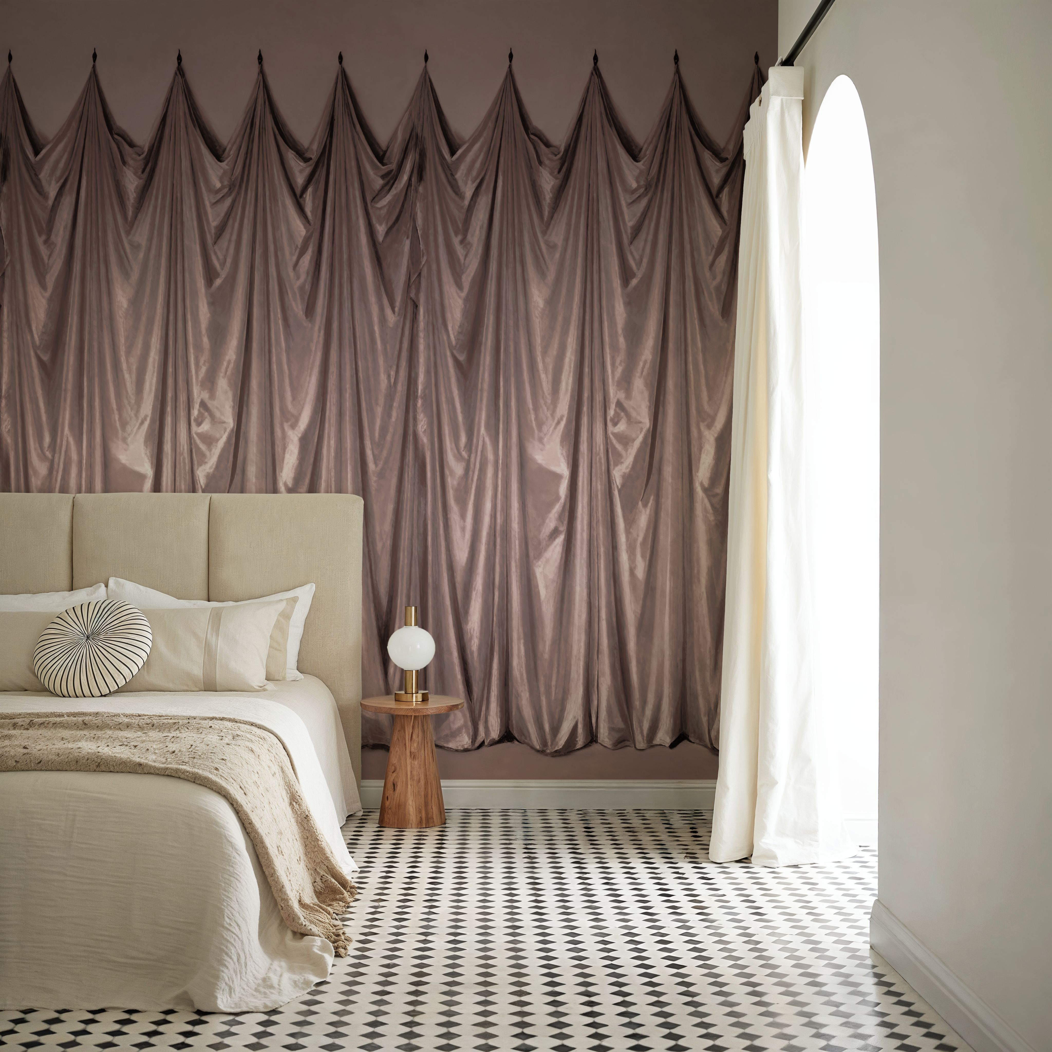 Medici Drapes, Dusty Rose