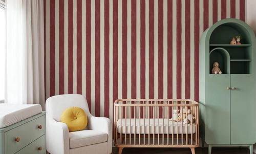 Sino Vertical Lines, Red