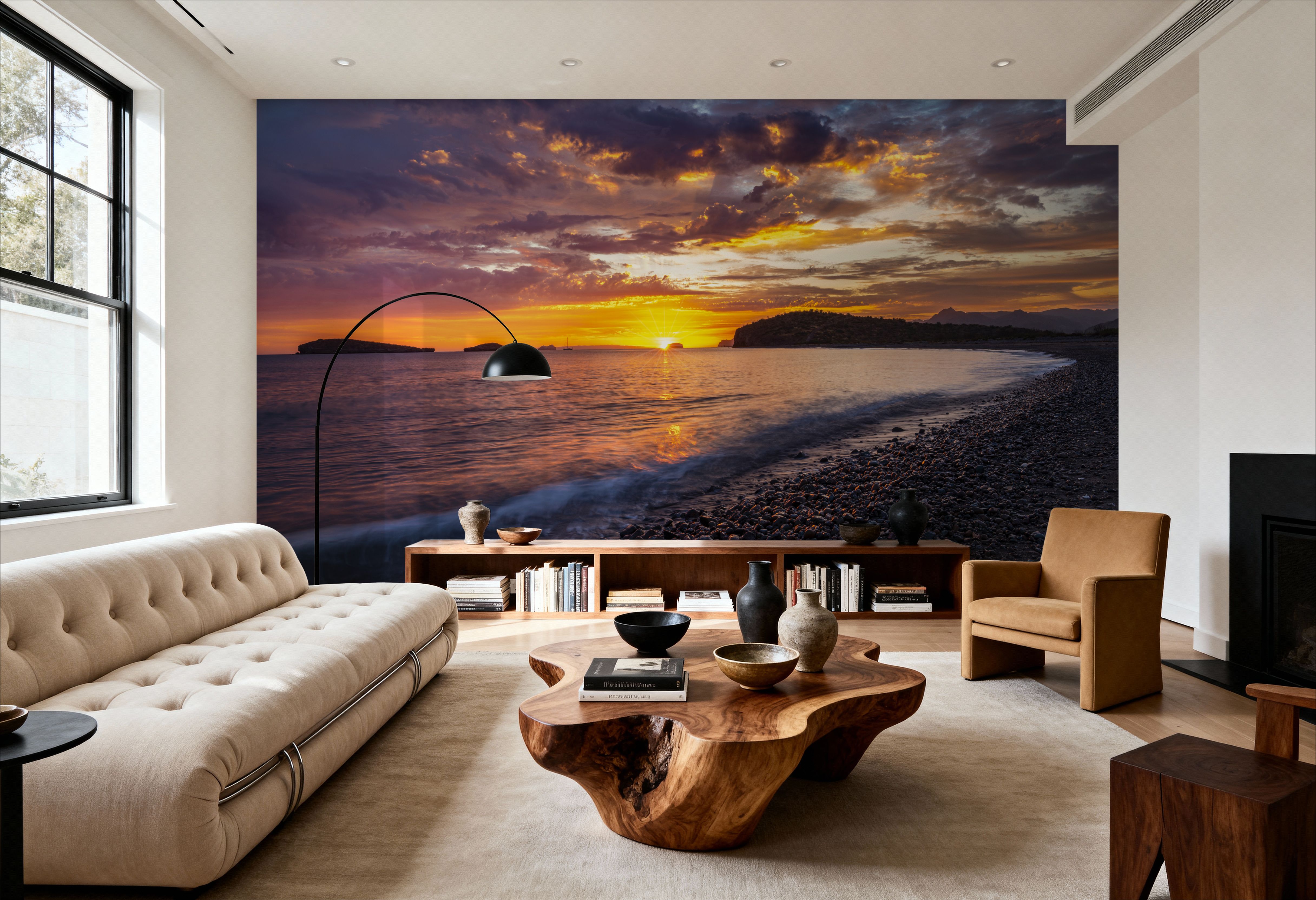 Baja Stone Sunrise, Papel de parede