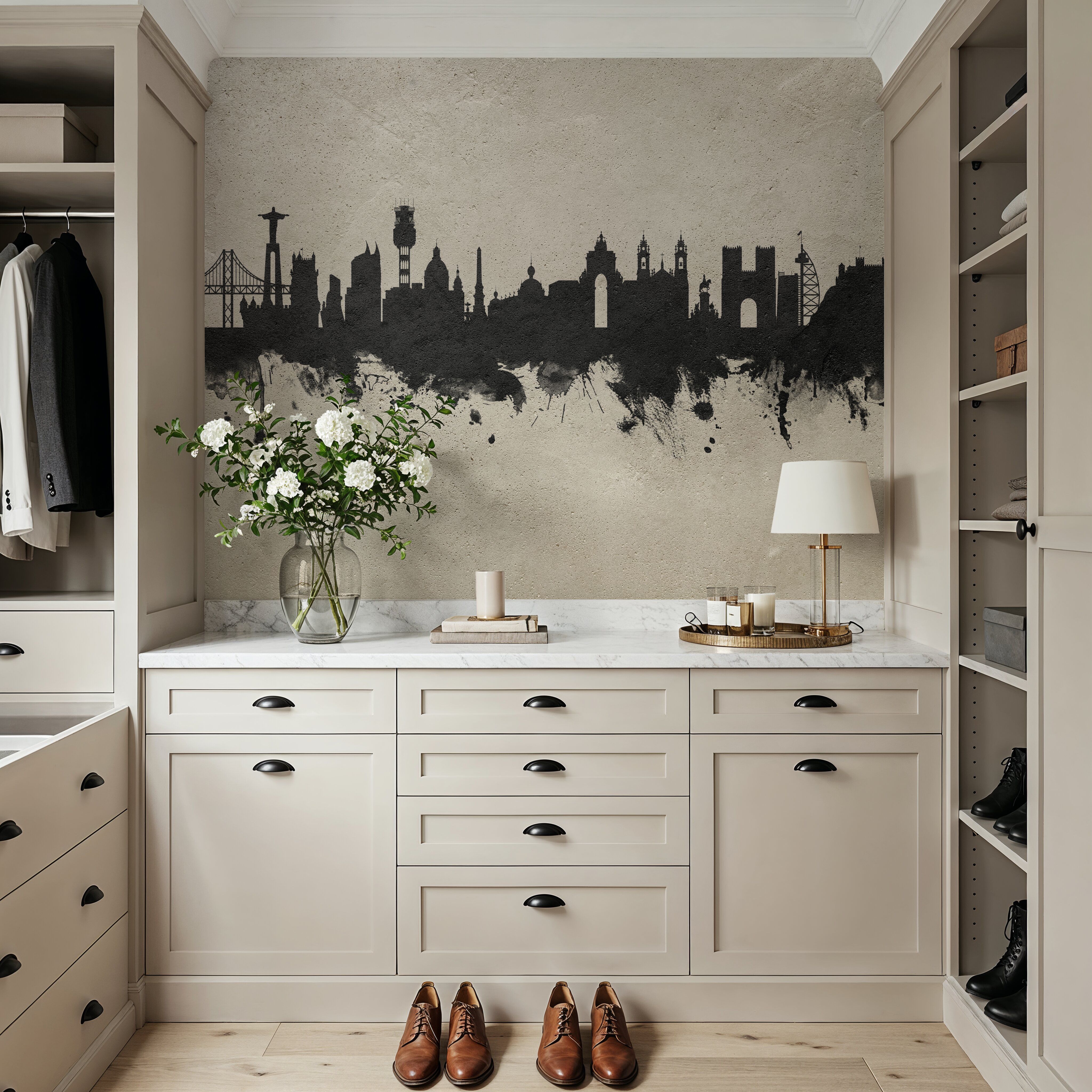 Lisbon Portugal Skyline Concrete