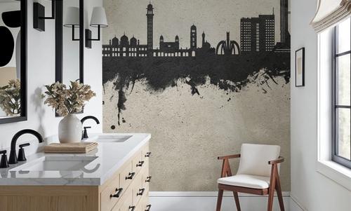 Faislabad Pakistan Skyline Concrete