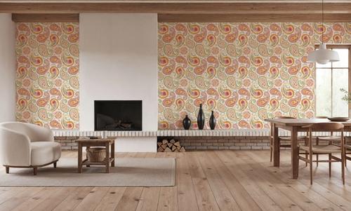 Harvest Paisley White
