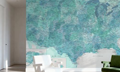 US Map Detailed - Harriet