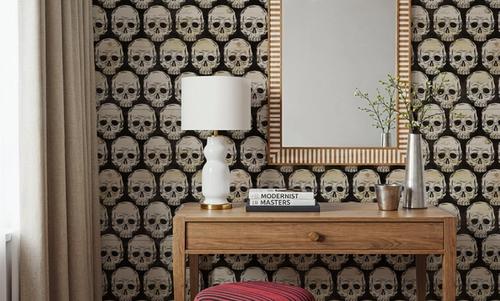 Skulls Everywhere White