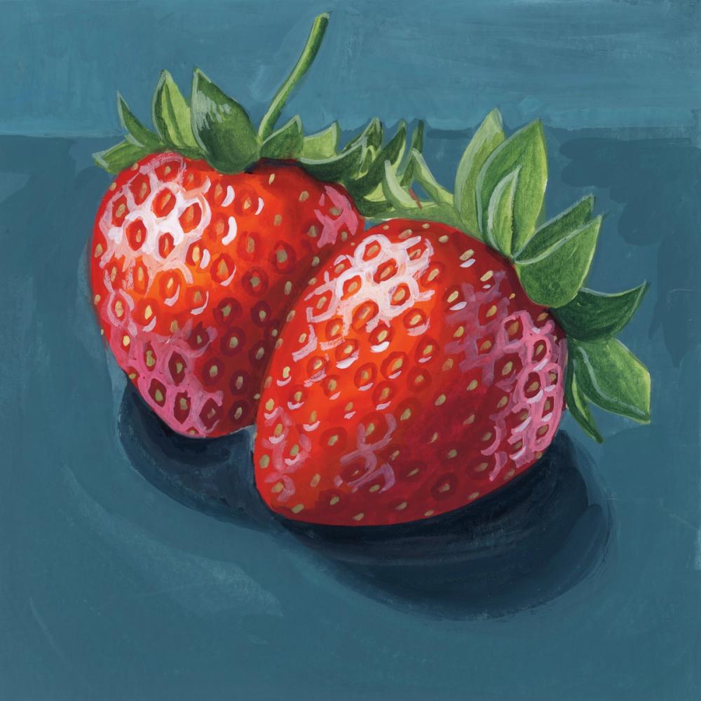 Strawberry Couple Portrait
