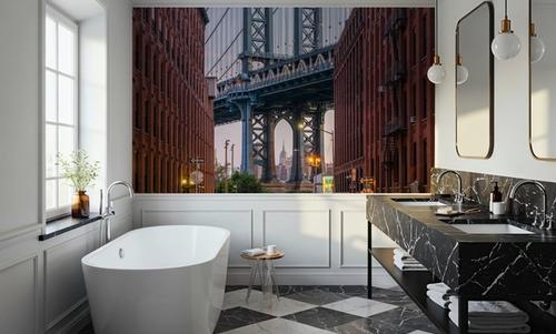 Manhattan Bridge from Dumbo Close